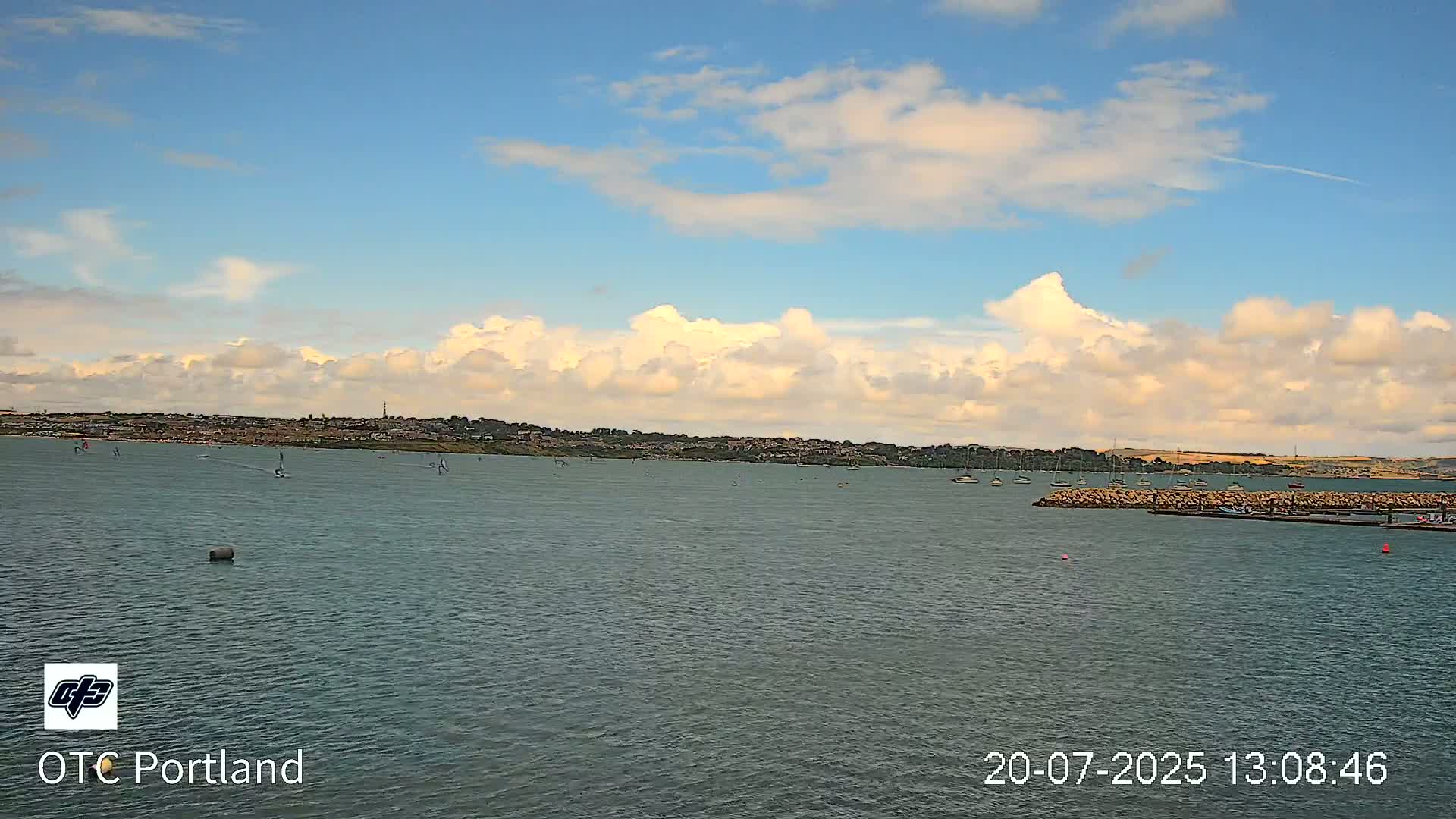 Portland Island Harbour & Weymouth City Live Cam - Portland, Dorset, Sout West, England, United Kingdom