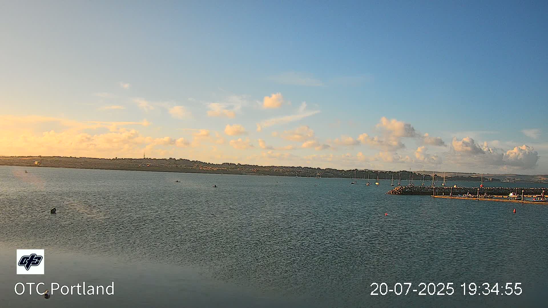 Portland Island Harbour & Weymouth City Live Cam - Portland, Dorset, Sout West, England, United Kingdom