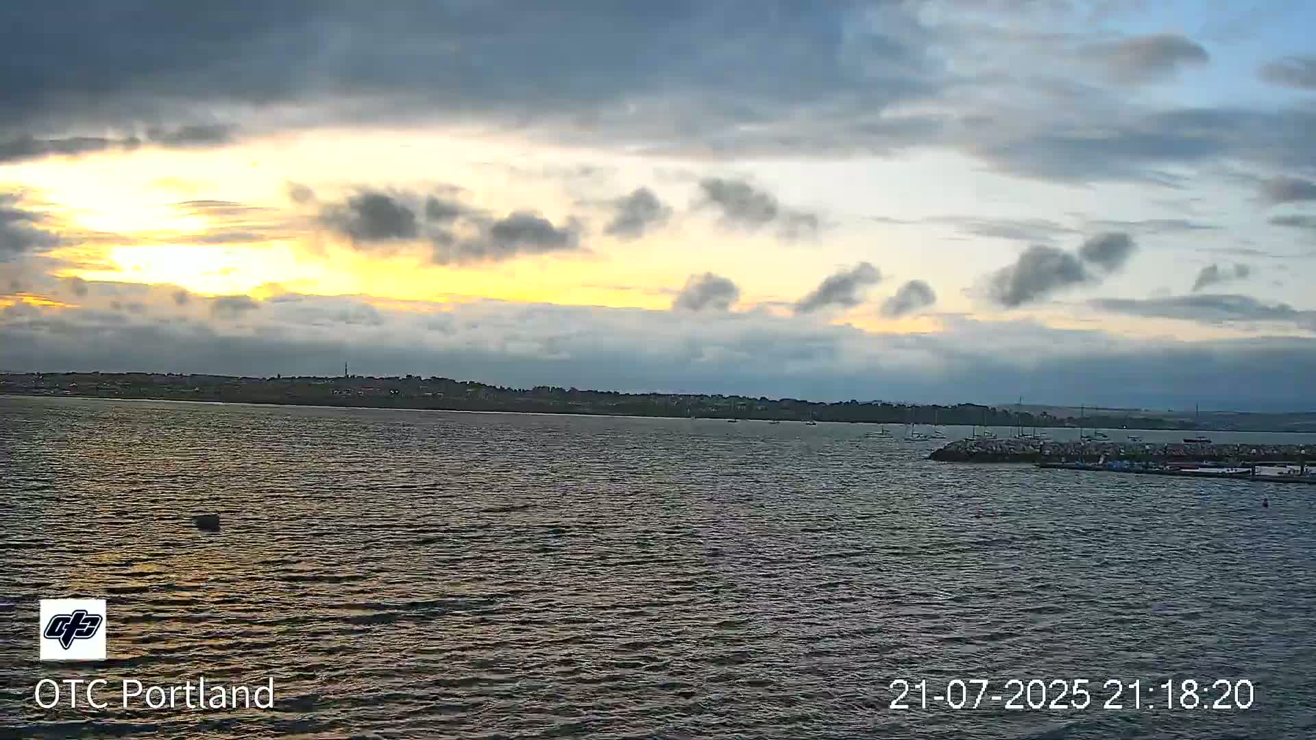 Portland Island Harbour & Weymouth City Live Cam - Portland, Dorset, Sout West, England, United Kingdom