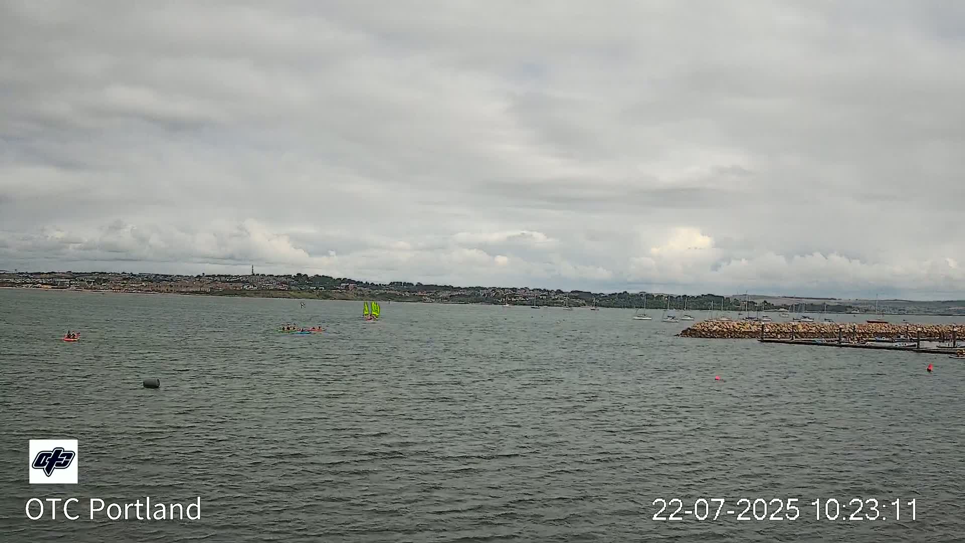 Portland Island Harbour & Weymouth City Live Cam - Portland, Dorset, Sout West, England, United Kingdom