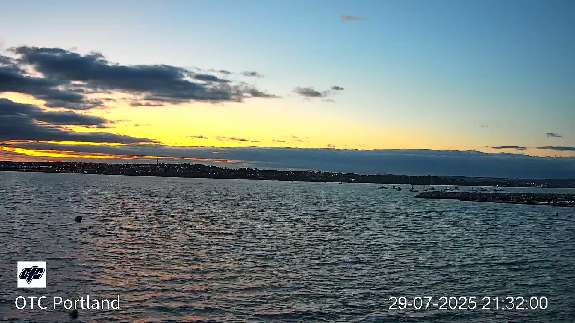 Portland Island Harbour & Weymouth City Live Cam - Portland, Dorset, Sout West, England, United Kingdom