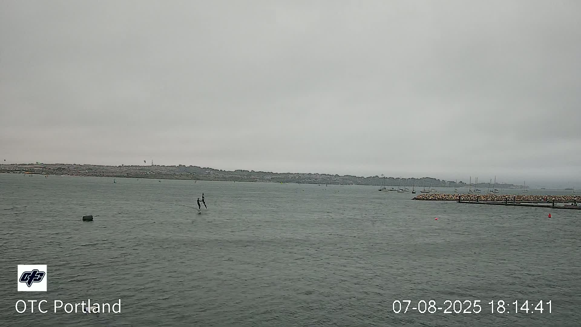 Portland Island Harbour & Weymouth City Live Cam - Portland, Dorset, Sout West, England, United Kingdom