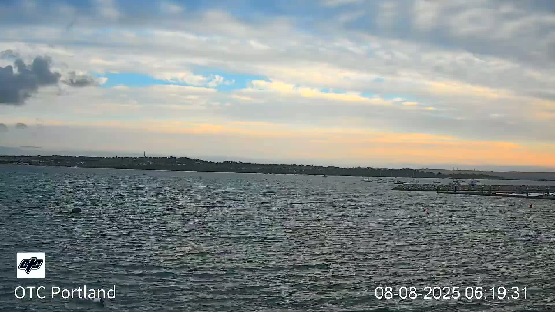 Portland Island Harbour & Weymouth City Live Cam - Portland, Dorset, Sout West, England, United Kingdom