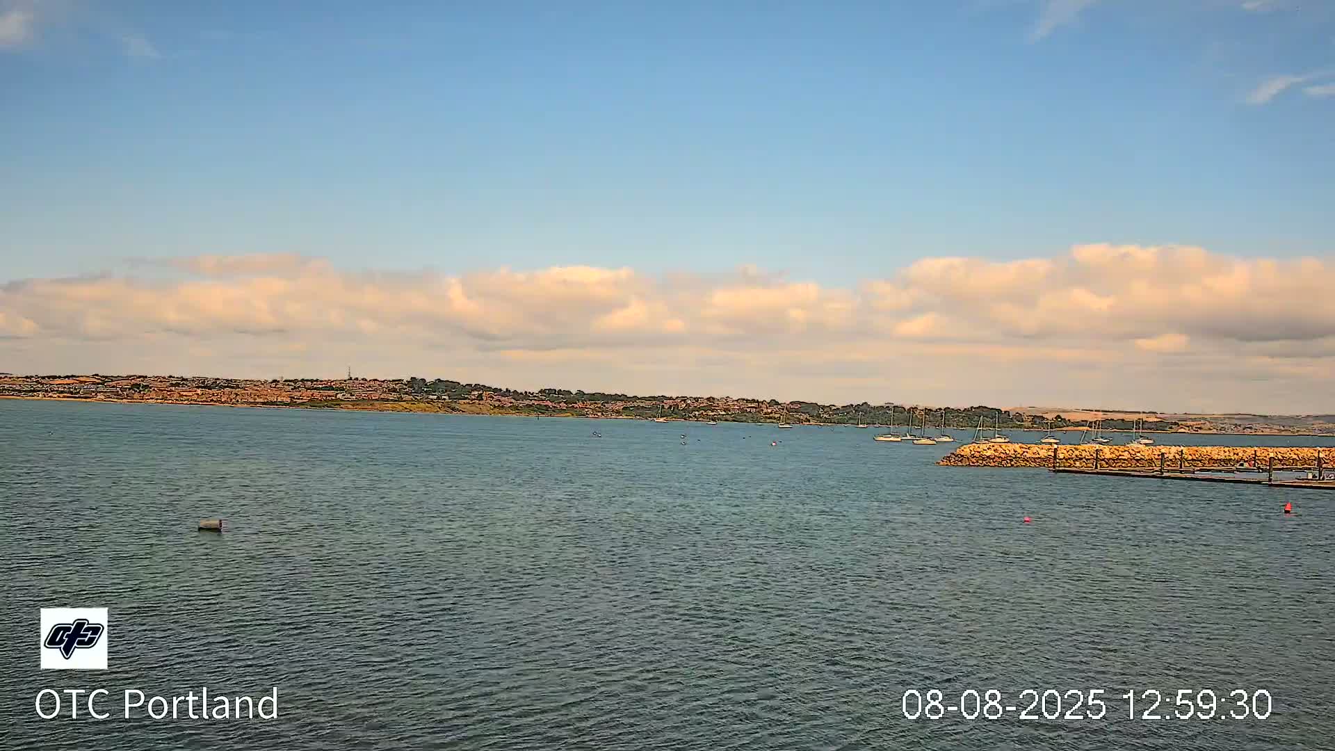Portland Island Harbour & Weymouth City Live Cam - Portland, Dorset, Sout West, England, United Kingdom