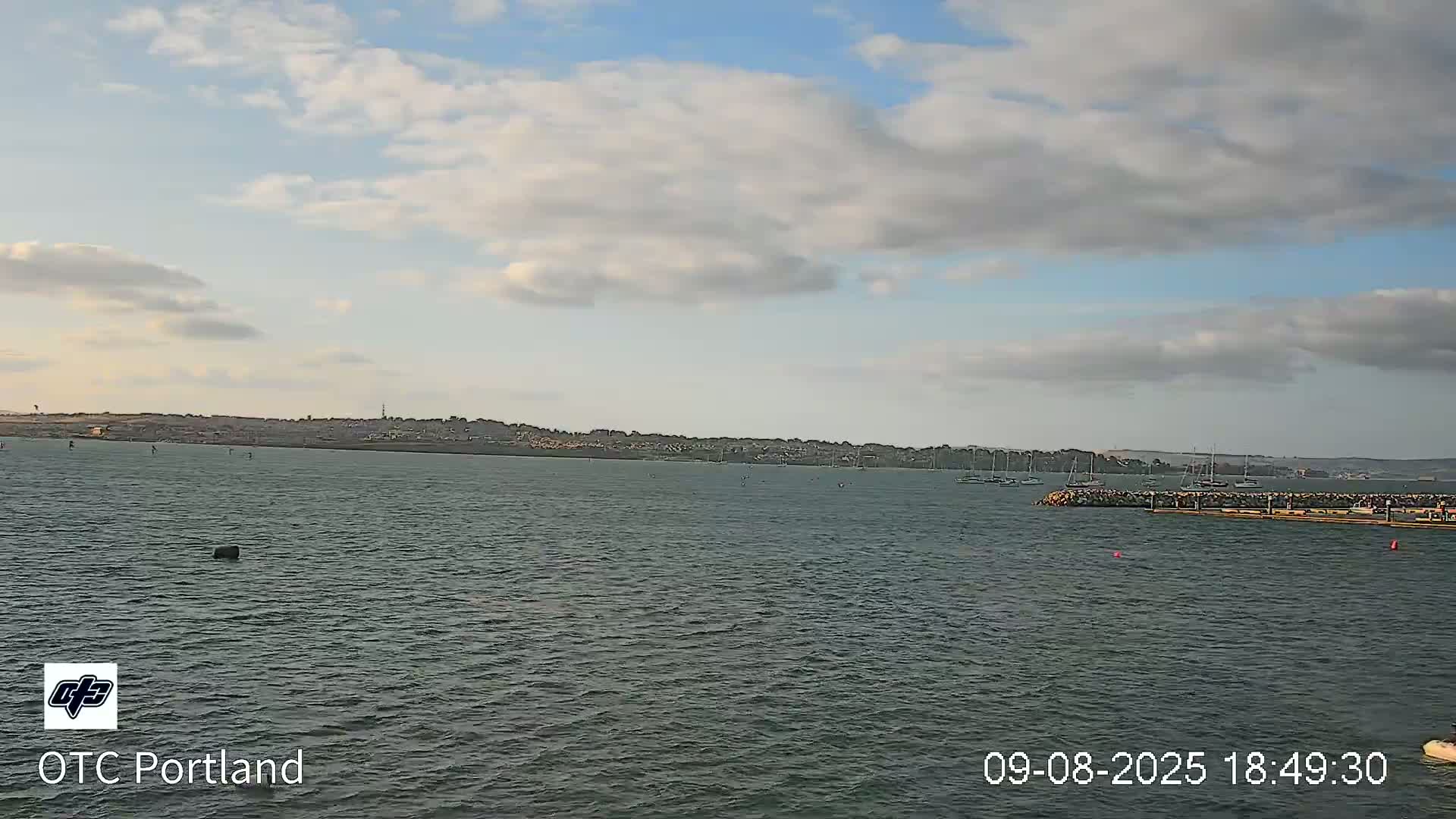Portland Island Harbour & Weymouth City Live Cam - Portland, Dorset, Sout West, England, United Kingdom