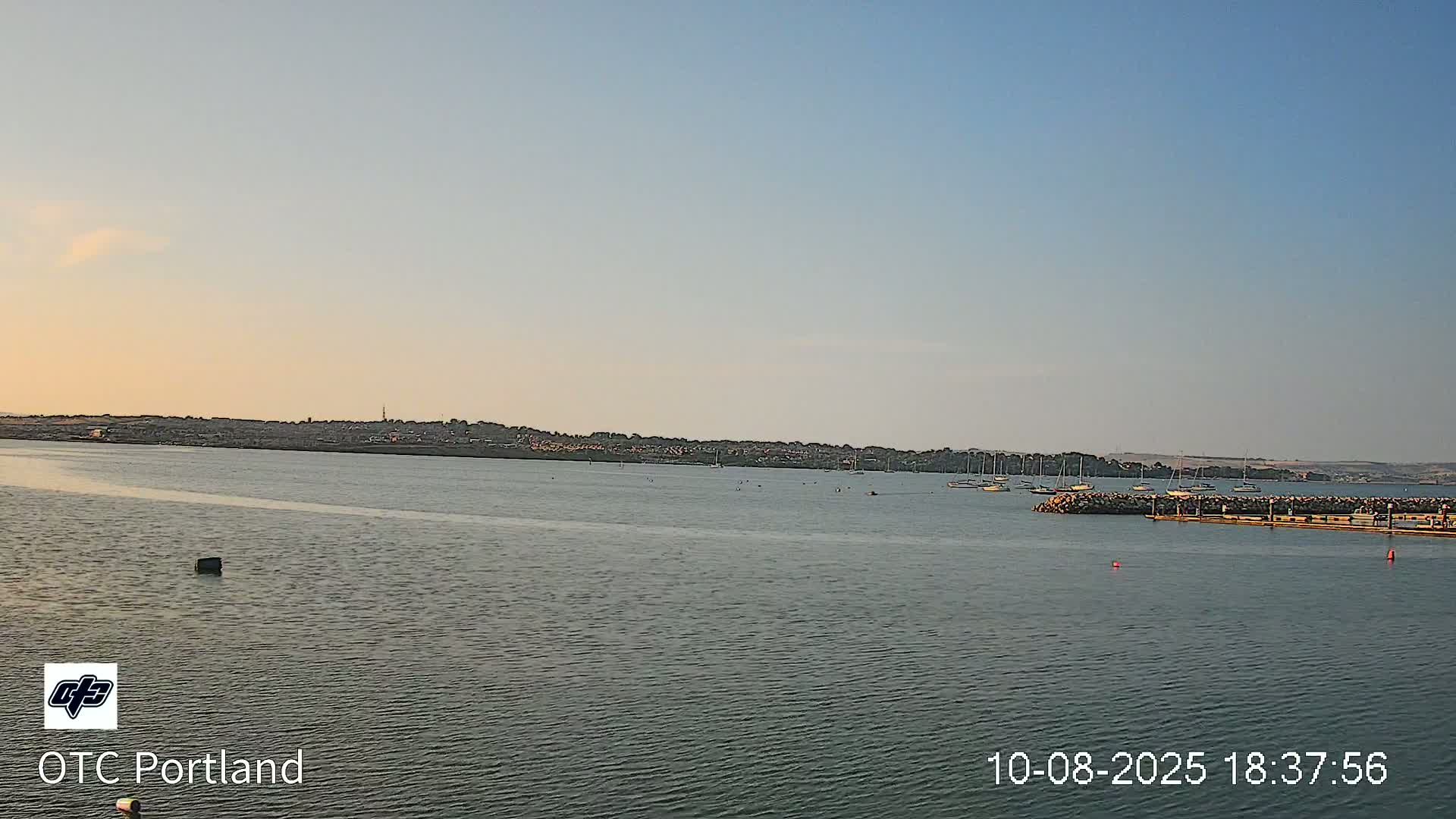 Portland Island Harbour & Weymouth City Live Cam - Portland, Dorset, Sout West, England, United Kingdom
