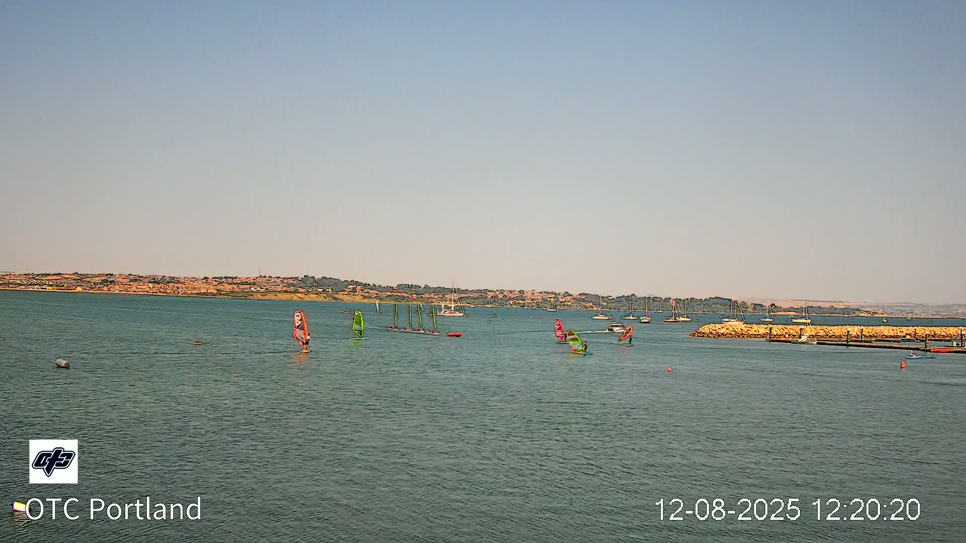 Portland Island Harbour & Weymouth City Live Cam - Portland, Dorset, Sout West, England, United Kingdom