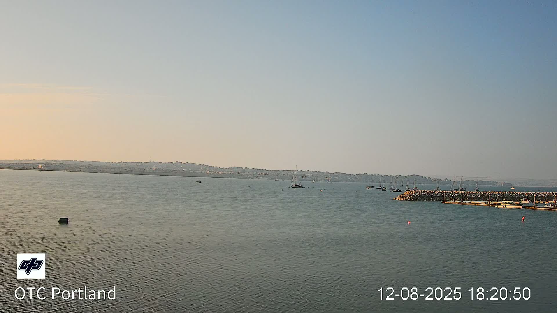 Portland Island Harbour & Weymouth City Live Cam - Portland, Dorset, Sout West, England, United Kingdom