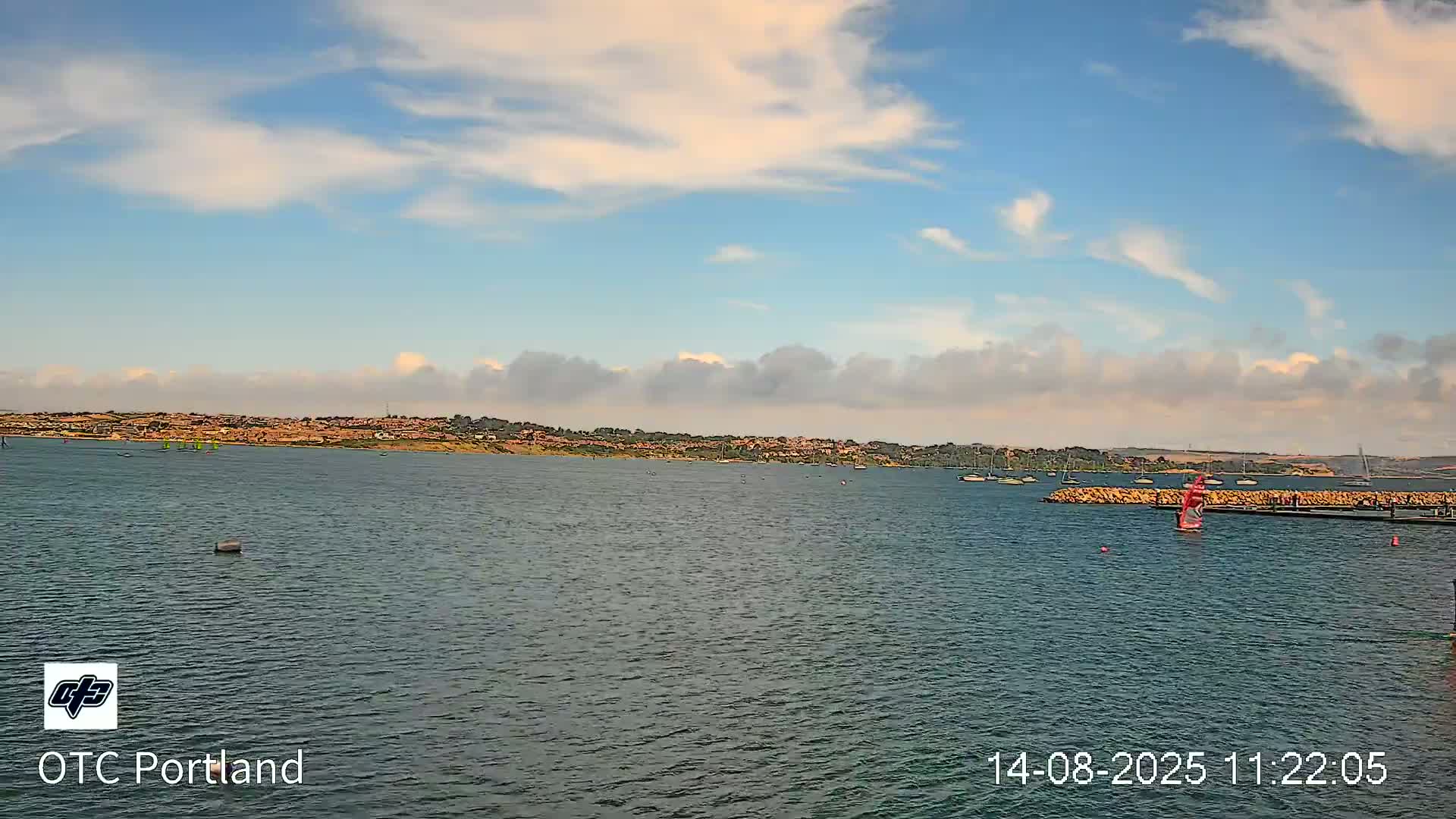 Portland Island Harbour & Weymouth City Live Cam - Portland, Dorset, Sout West, England, United Kingdom