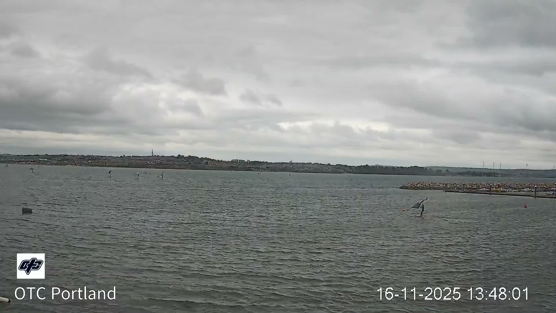 Portland Island Harbour & Weymouth City Live Cam - Portland, Dorset, Sout West, England, United Kingdom