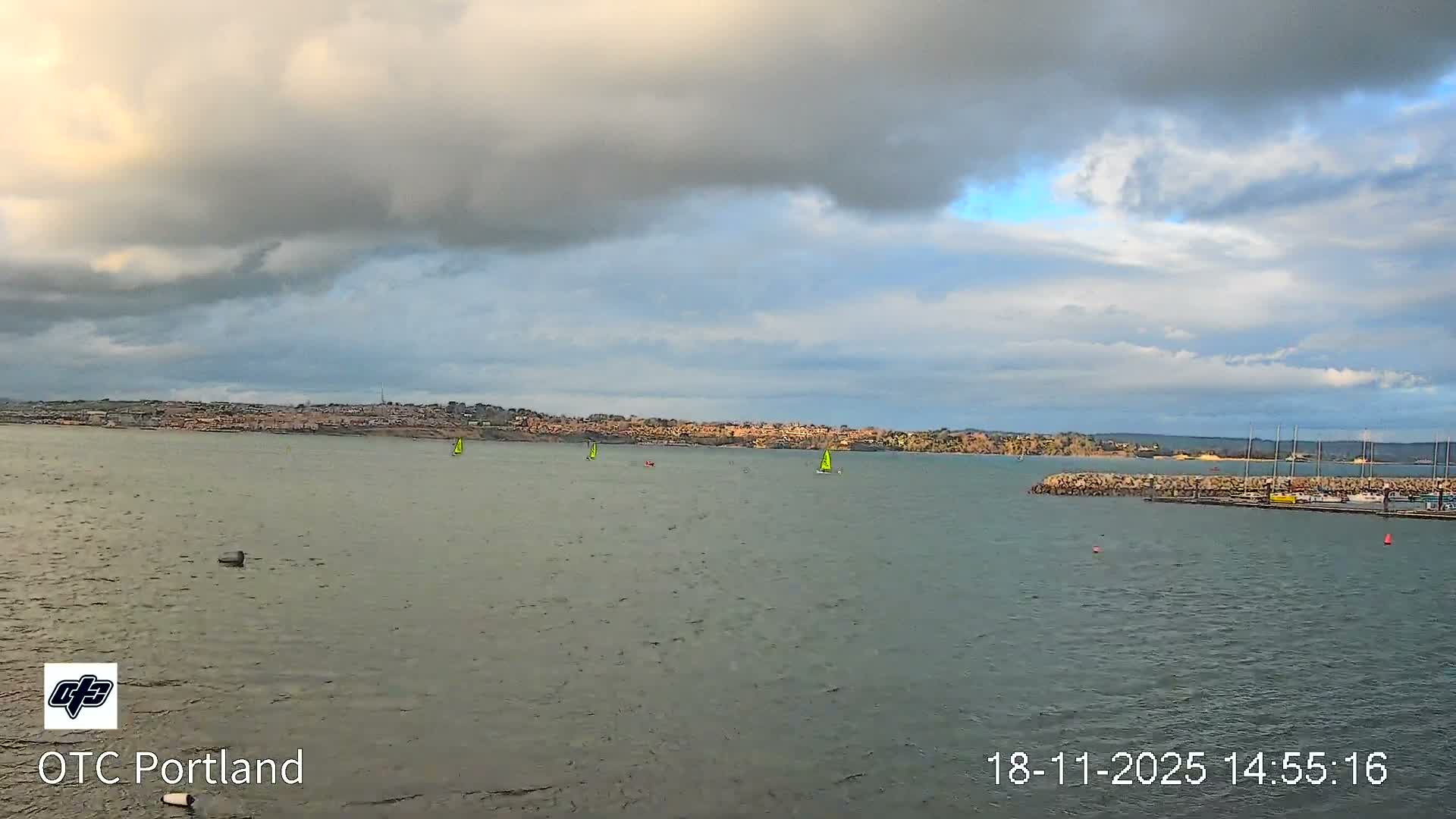 Portland Island Harbour & Weymouth City Live Cam - Portland, Dorset, Sout West, England, United Kingdom