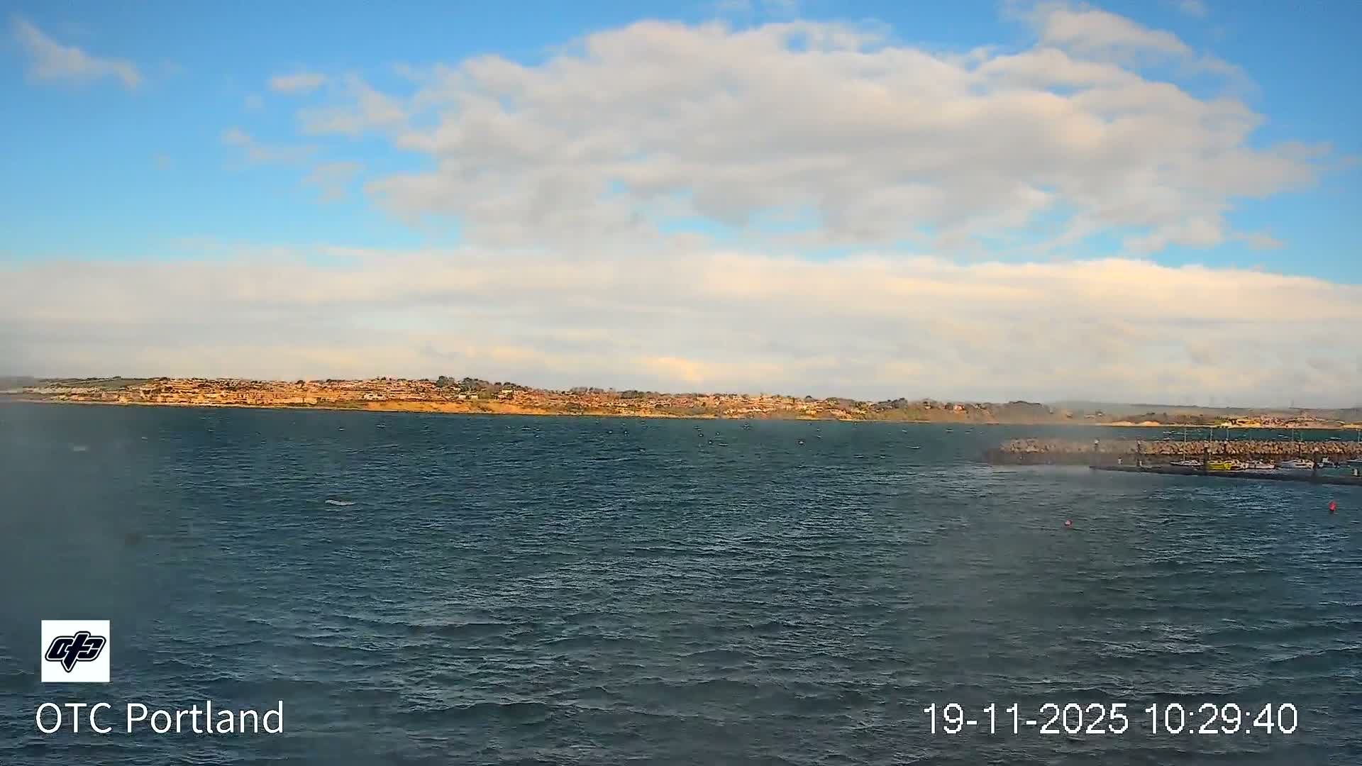 Portland Island Harbour & Weymouth City Live Cam - Portland, Dorset, Sout West, England, United Kingdom