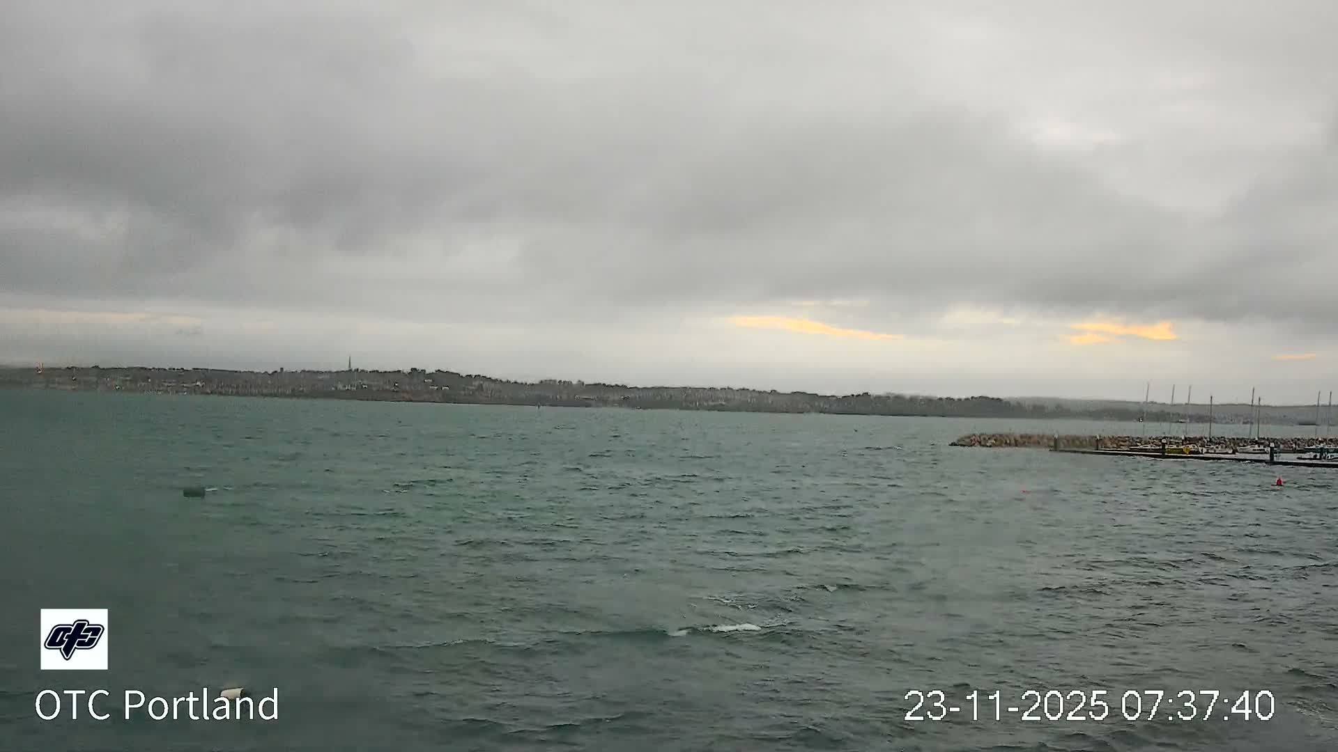 Portland Island Harbour & Weymouth City Live Cam - Portland, Dorset, Sout West, England, United Kingdom