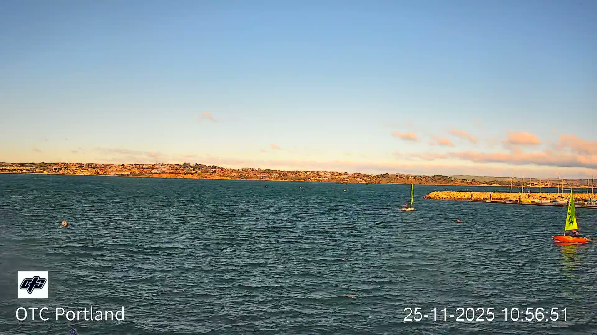Portland Island Harbour & Weymouth City Live Cam - Portland, Dorset, Sout West, England, United Kingdom