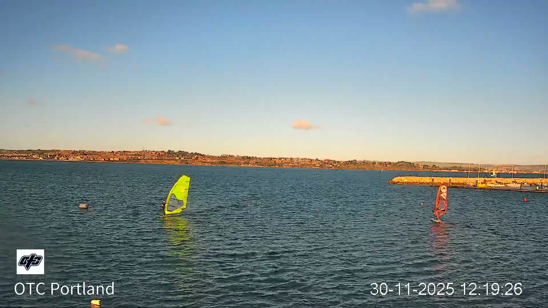 Portland Island Harbour & Weymouth City Live Cam - Portland, Dorset, Sout West, England, United Kingdom