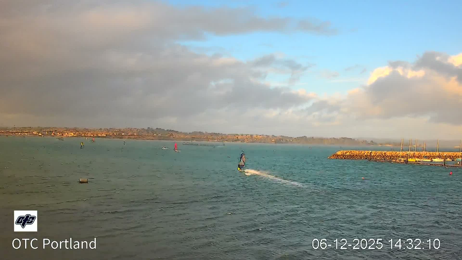 Portland Island Harbour & Weymouth City Live Cam - Portland, Dorset, Sout West, England, United Kingdom