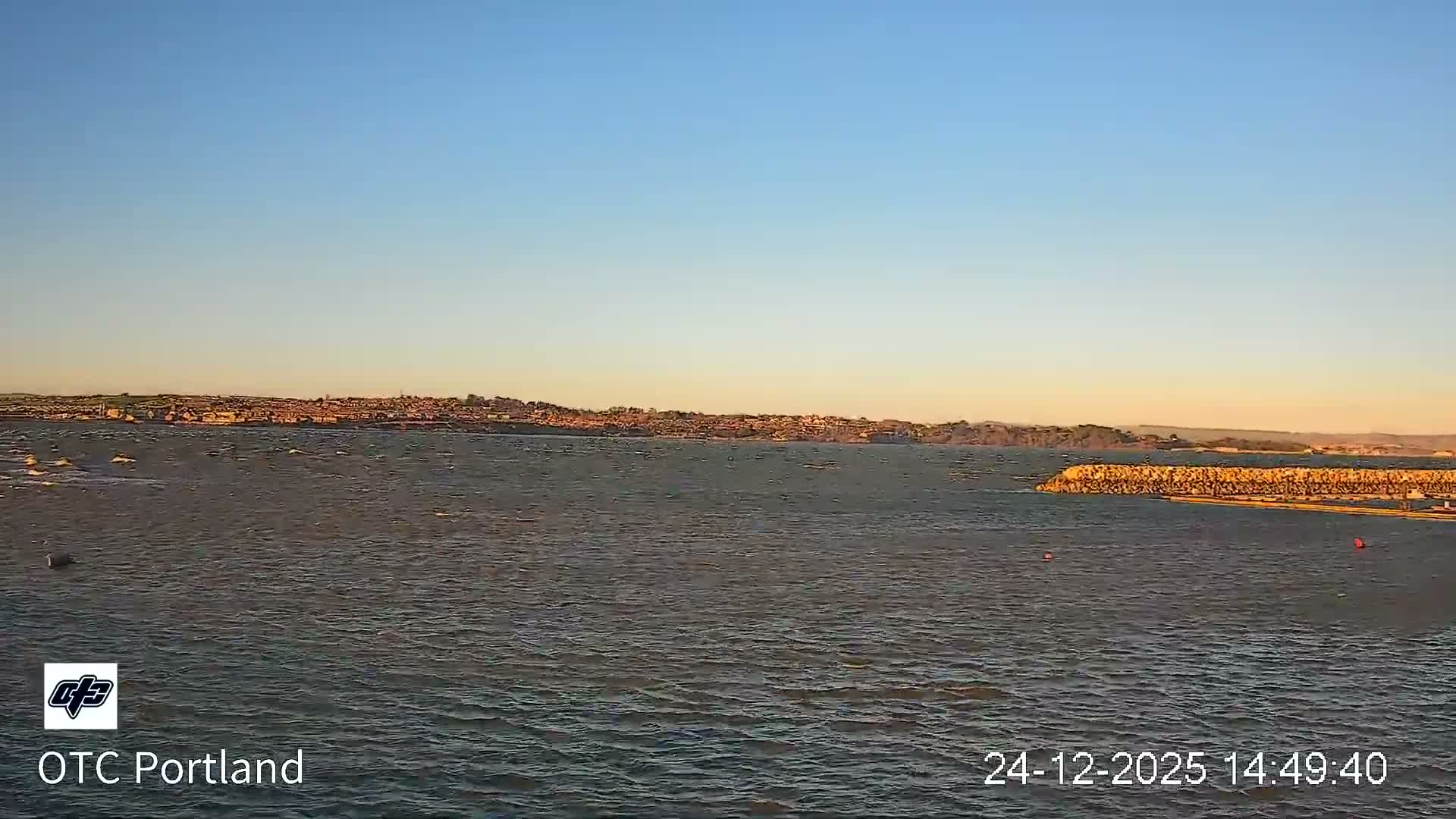 Portland Island Harbour & Weymouth City Live Cam - Portland, Dorset, Sout West, England, United Kingdom