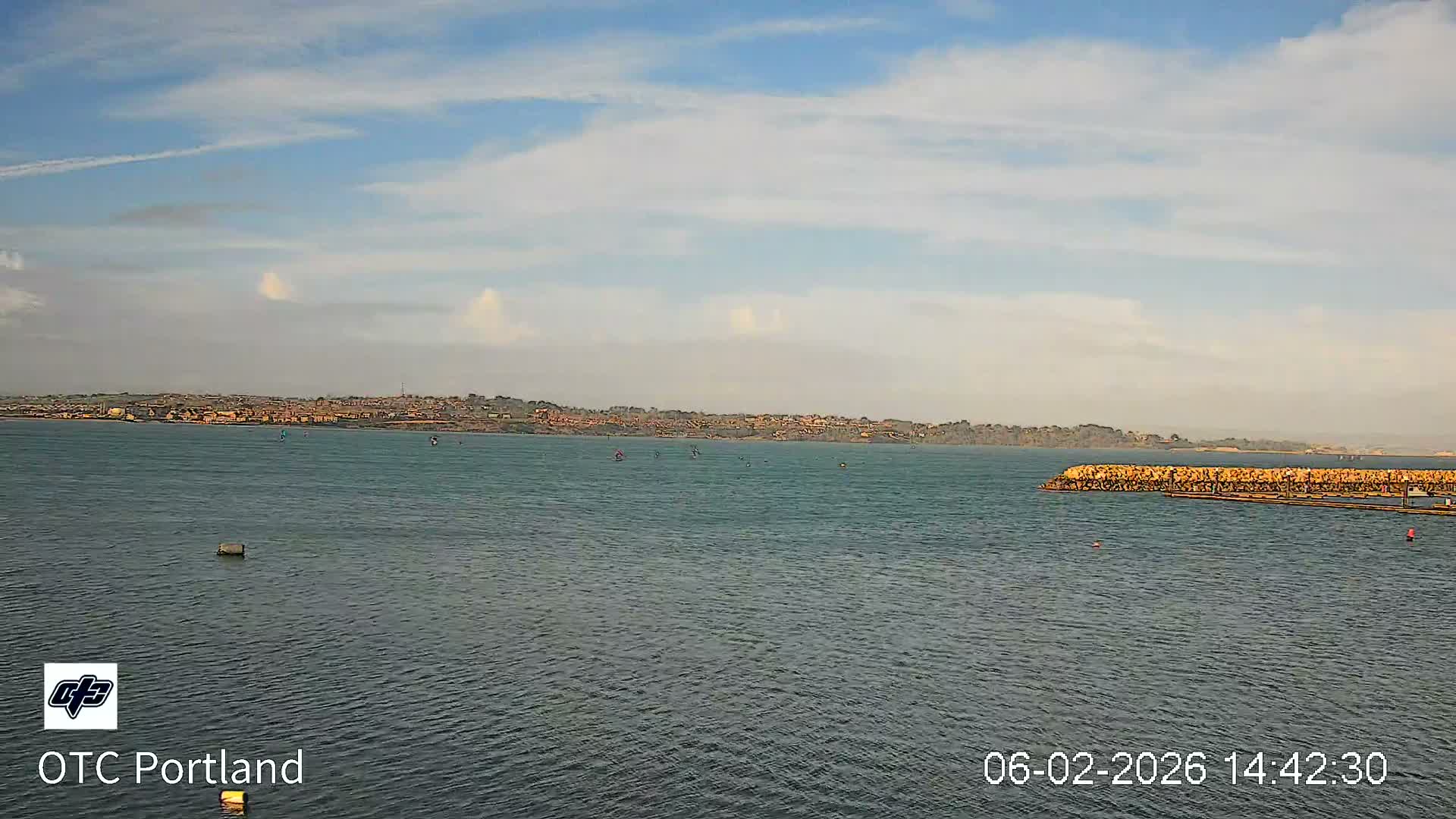 Portland Island Harbour & Weymouth City Live Cam - Portland, Dorset, Sout West, England, United Kingdom