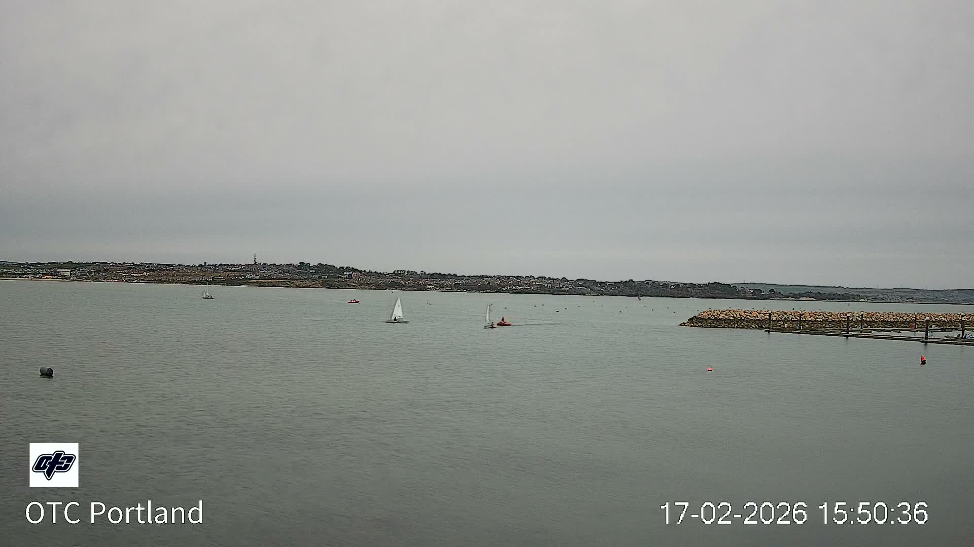 Portland Island Harbour & Weymouth City Live Cam - Portland, Dorset, Sout West, England, United Kingdom