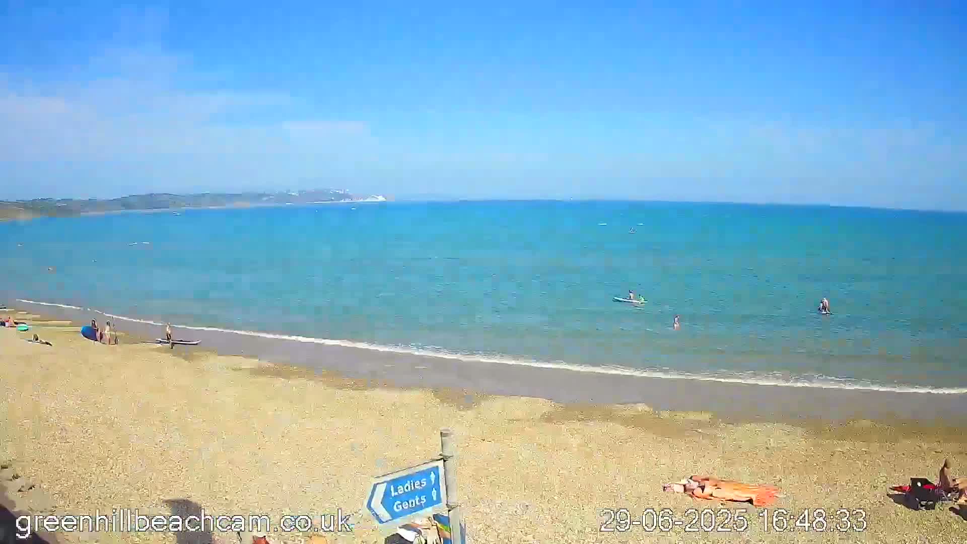 Greenhill - Weymouth Beach Live Cam - Weymouth, Dorset, South West, England, United Kingdom