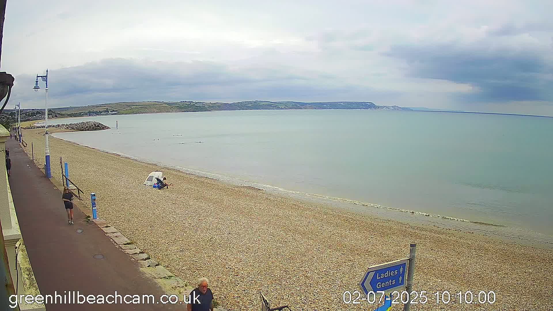 Greenhill - Weymouth Beach Live Cam - Weymouth, Dorset, South West, England, United Kingdom