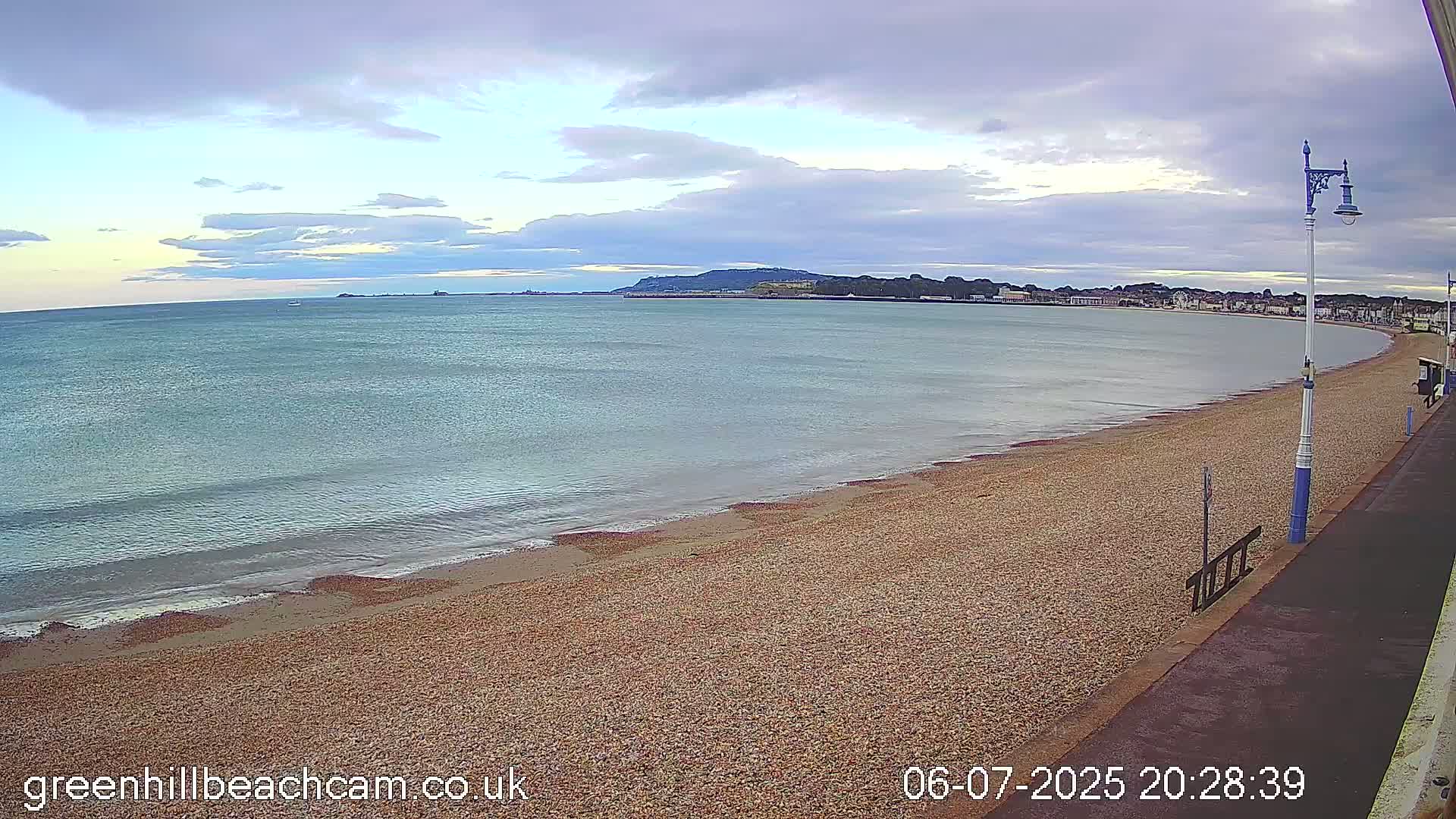 Greenhill - Weymouth Beach Live Cam - Weymouth, Dorset, South West, England, United Kingdom