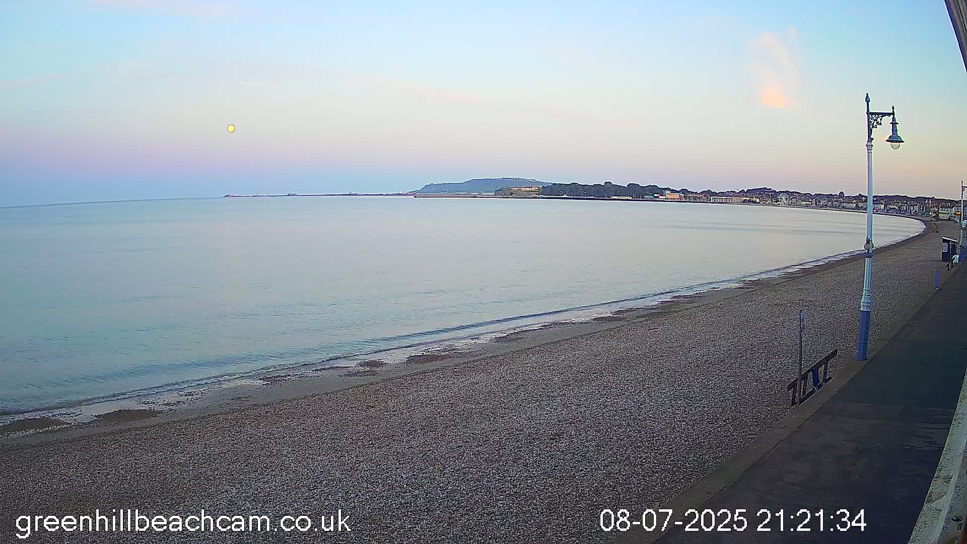 Greenhill - Weymouth Beach Live Cam - Weymouth, Dorset, South West, England, United Kingdom