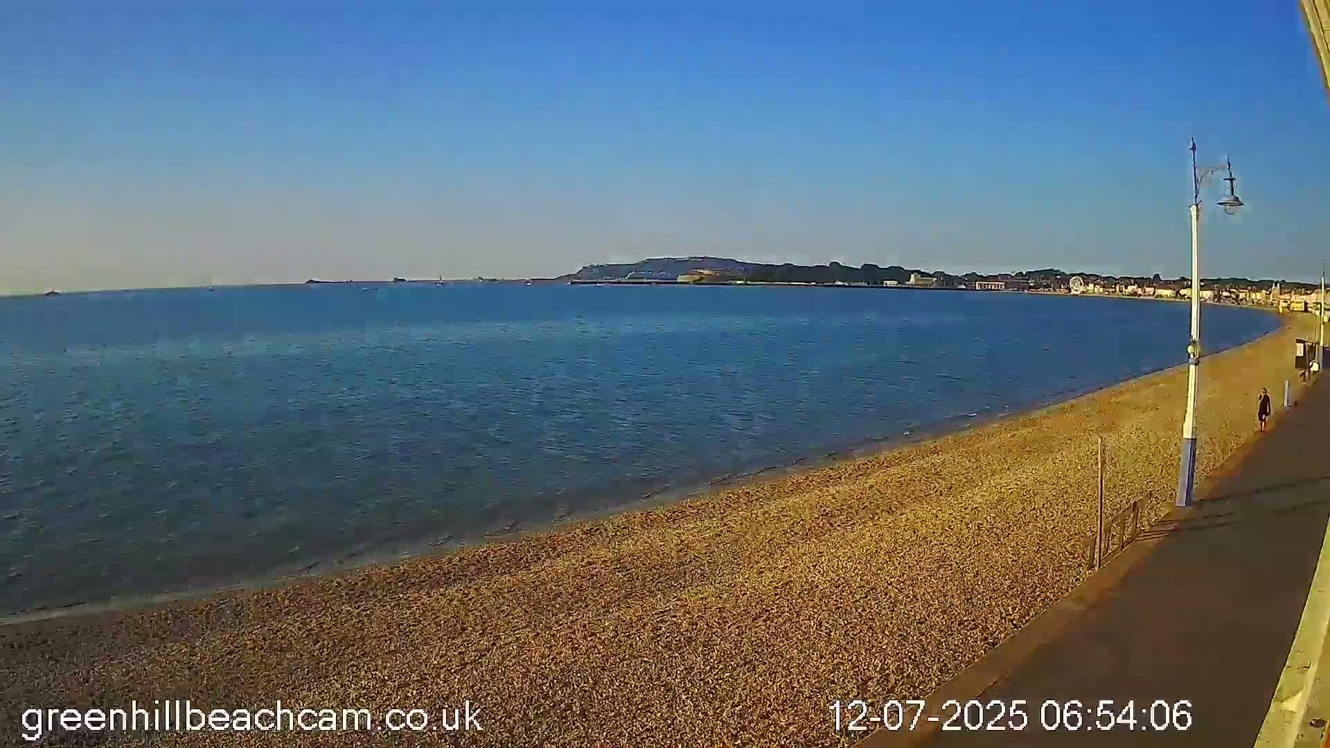 Greenhill - Weymouth Beach Live Cam - Weymouth, Dorset, South West, England, United Kingdom