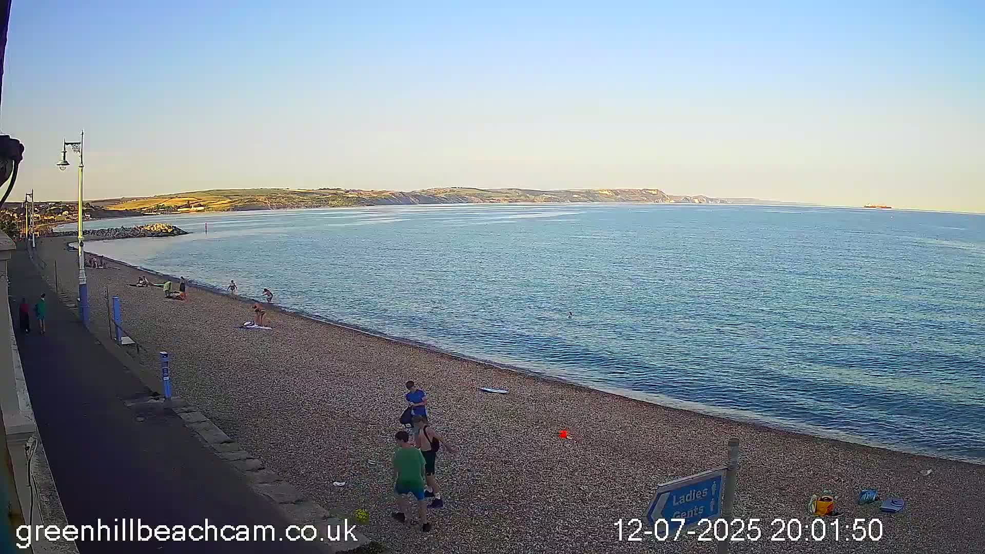 Greenhill - Weymouth Beach Live Cam - Weymouth, Dorset, South West, England, United Kingdom