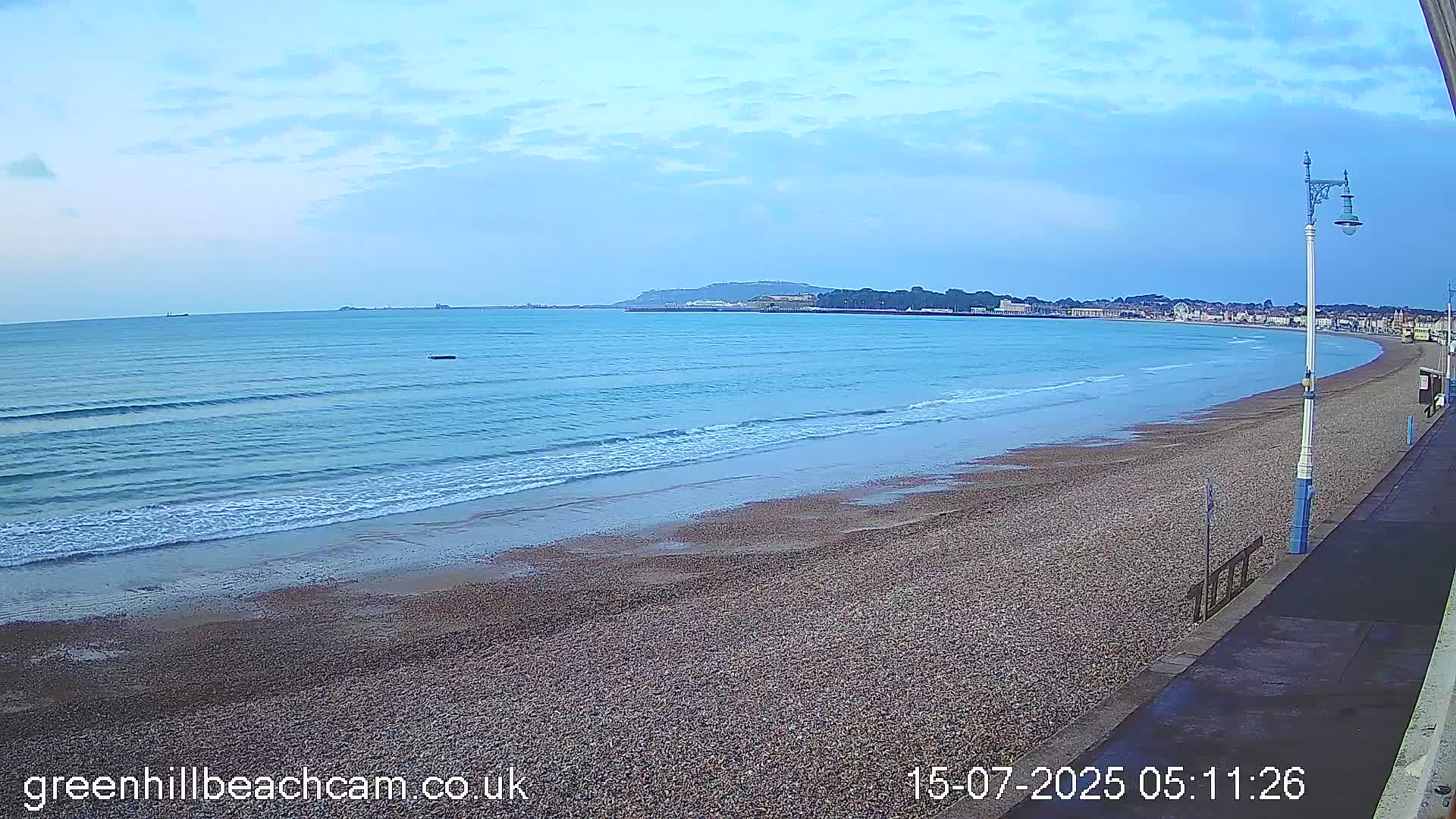 Greenhill - Weymouth Beach Live Cam - Weymouth, Dorset, South West, England, United Kingdom
