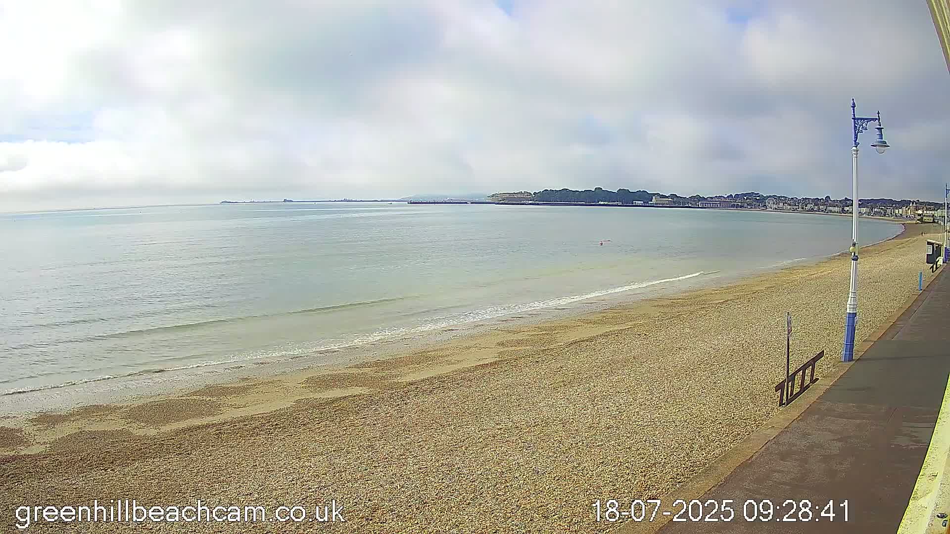 Greenhill - Weymouth Beach Live Cam - Weymouth, Dorset, South West, England, United Kingdom
