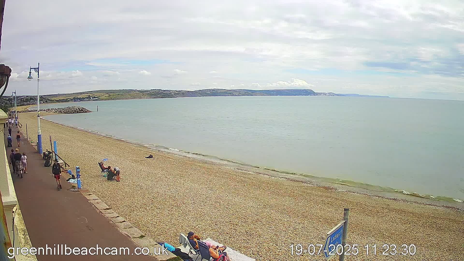 Greenhill - Weymouth Beach Live Cam - Weymouth, Dorset, South West, England, United Kingdom
