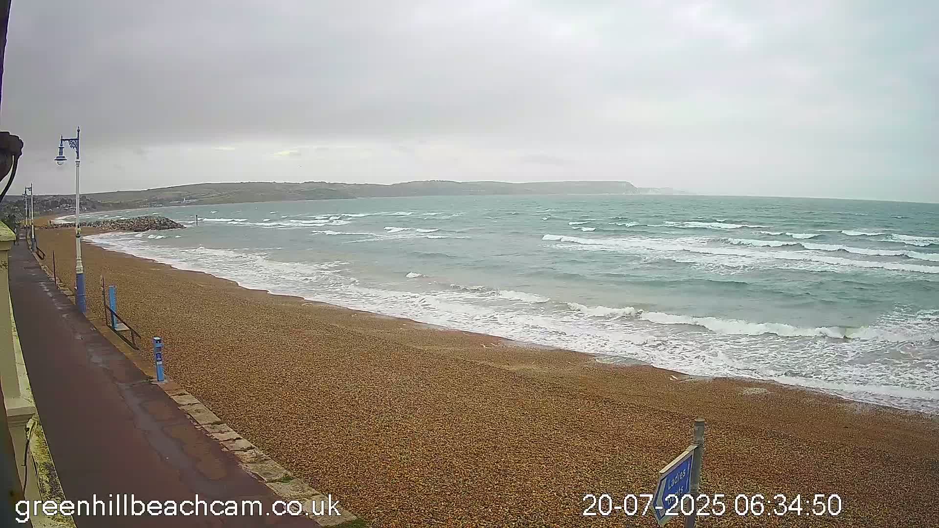 Greenhill - Weymouth Beach Live Cam - Weymouth, Dorset, South West, England, United Kingdom