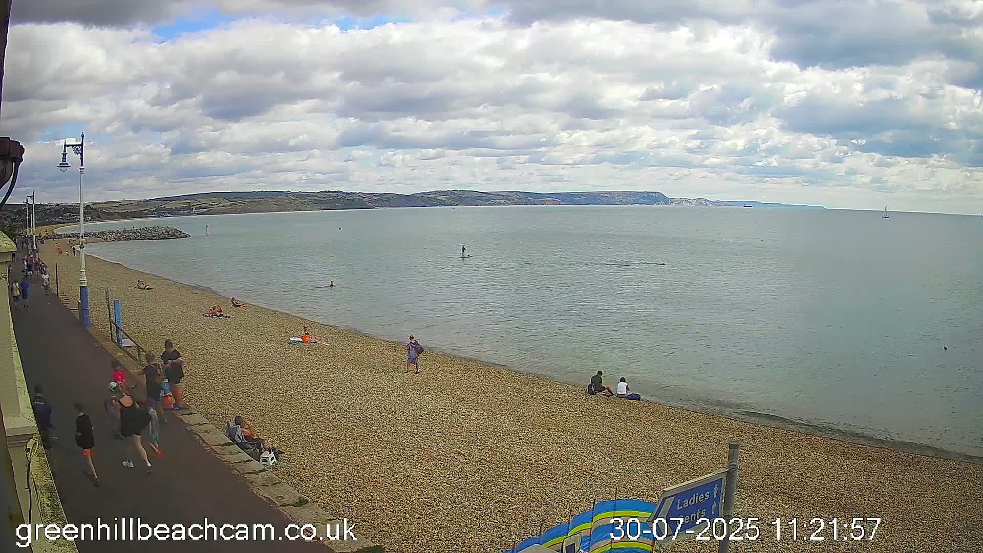 Greenhill - Weymouth Beach Live Cam - Weymouth, Dorset, South West, England, United Kingdom