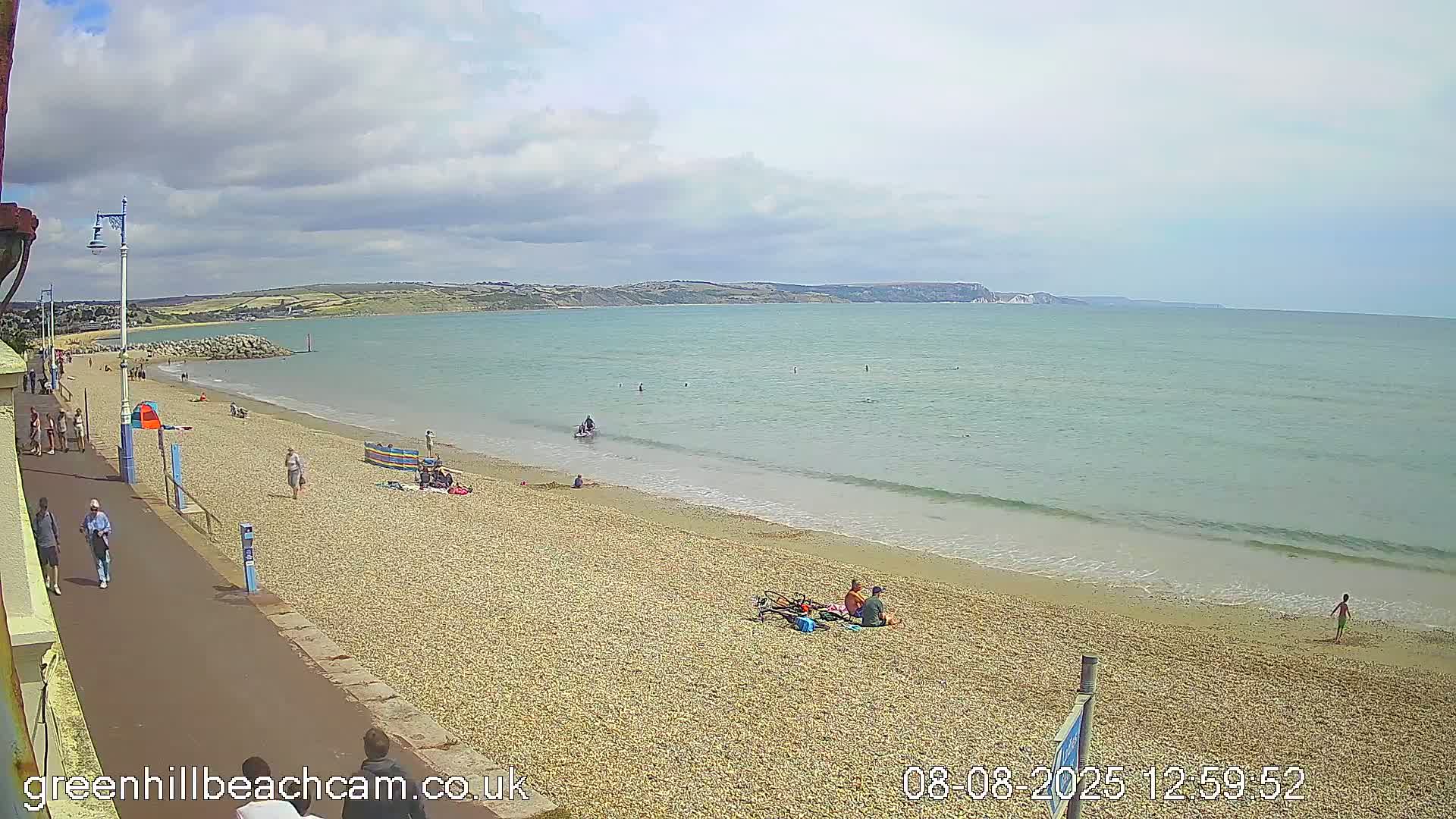 Greenhill - Weymouth Beach Live Cam - Weymouth, Dorset, South West, England, United Kingdom