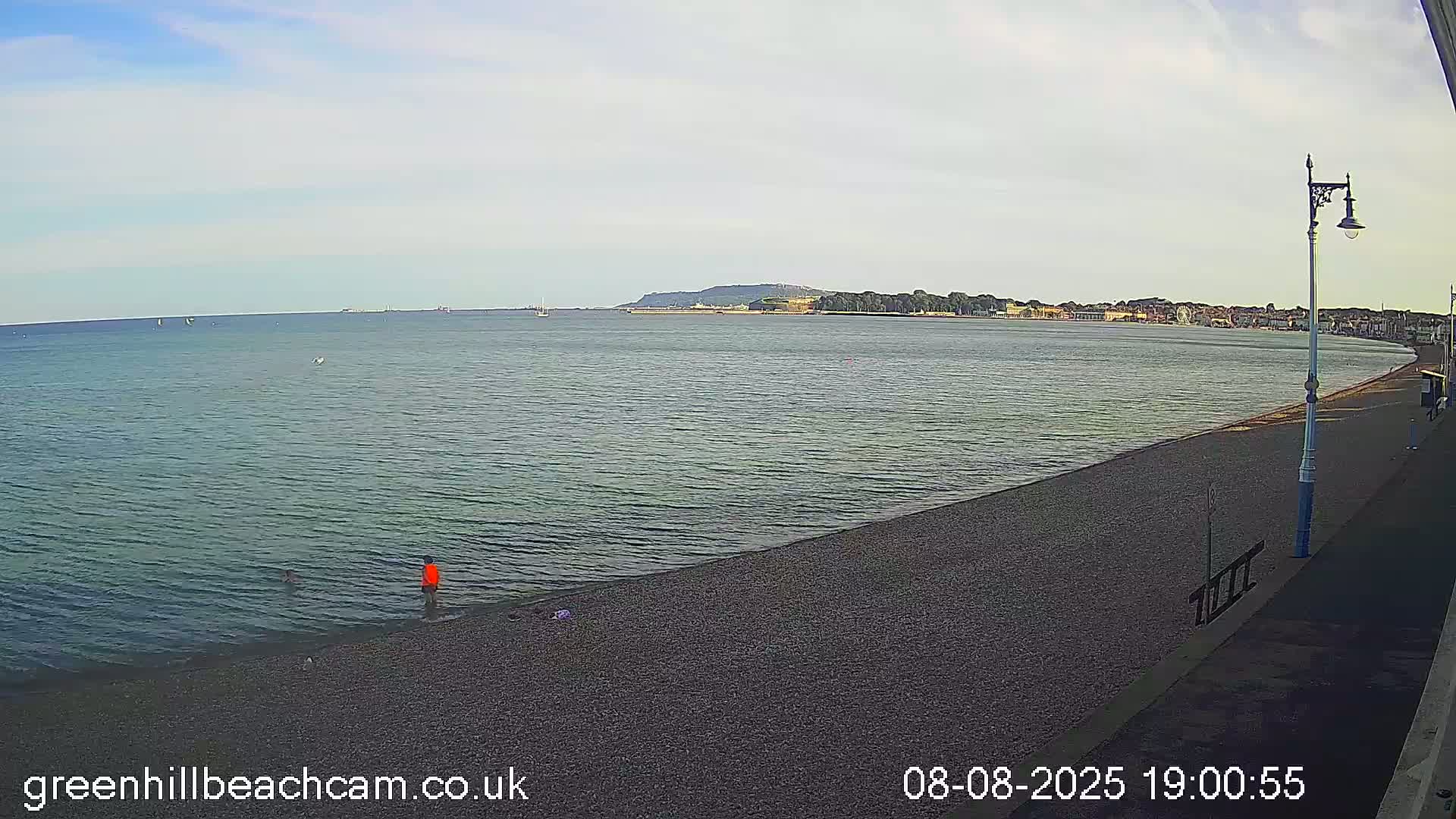 Greenhill - Weymouth Beach Live Cam - Weymouth, Dorset, South West, England, United Kingdom