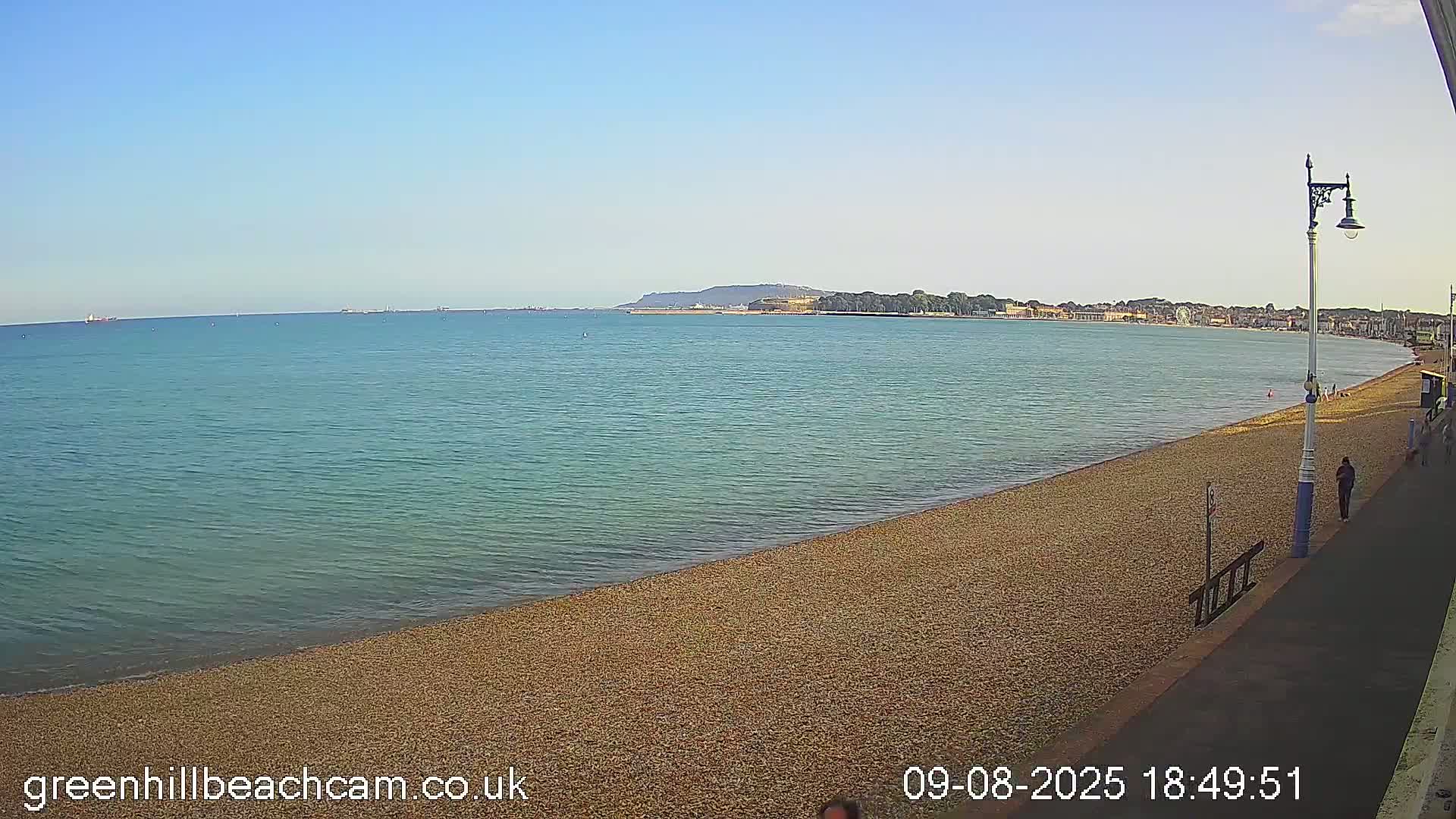 Greenhill - Weymouth Beach Live Cam - Weymouth, Dorset, South West, England, United Kingdom