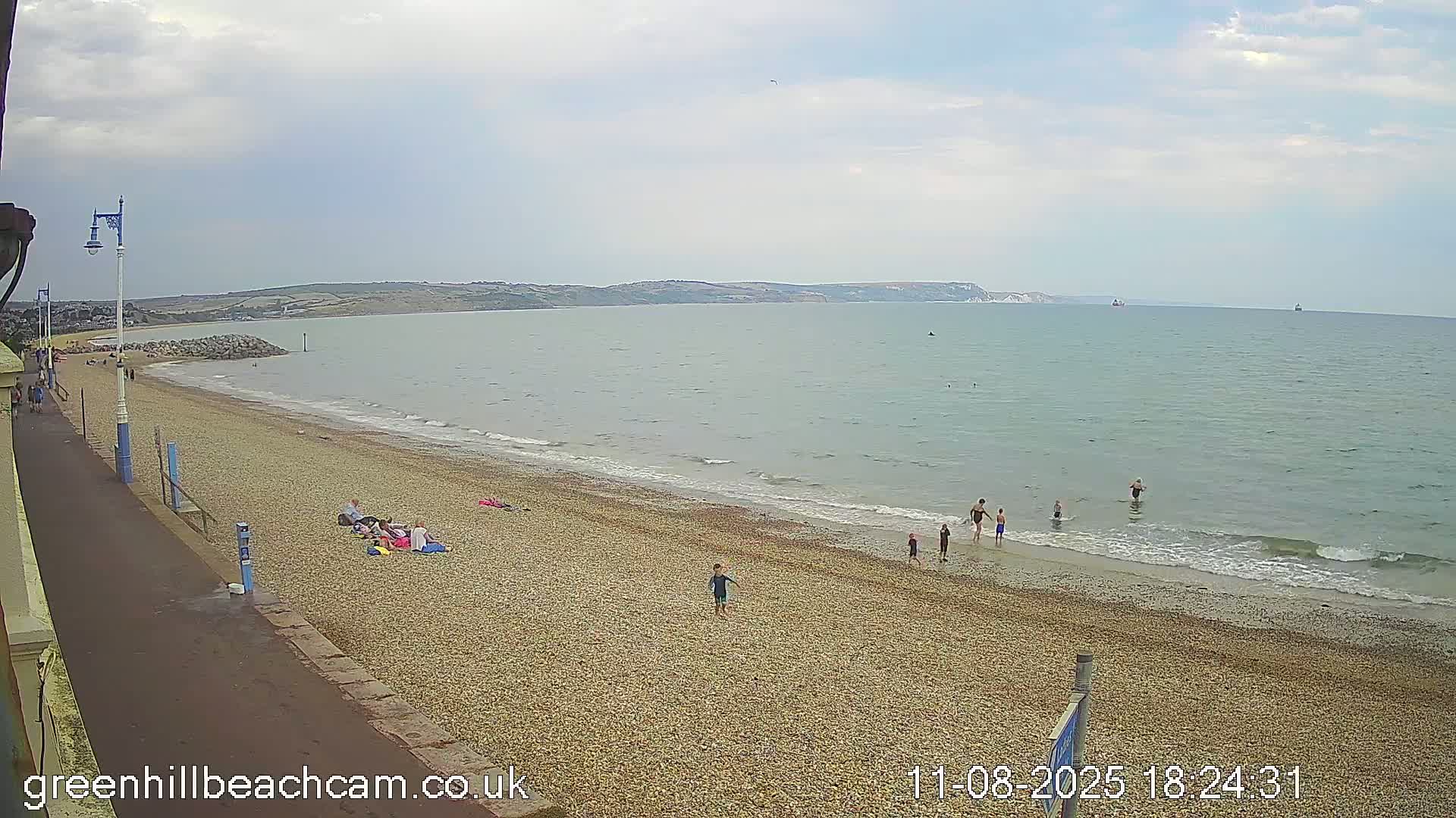 Greenhill - Weymouth Beach Live Cam - Weymouth, Dorset, South West, England, United Kingdom