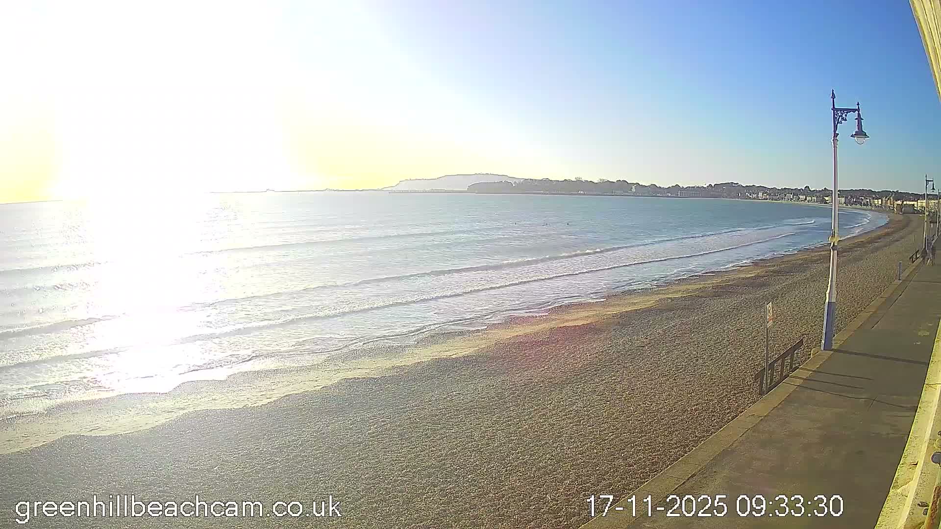 Greenhill - Weymouth Beach Live Cam - Weymouth, Dorset, South West, England, United Kingdom