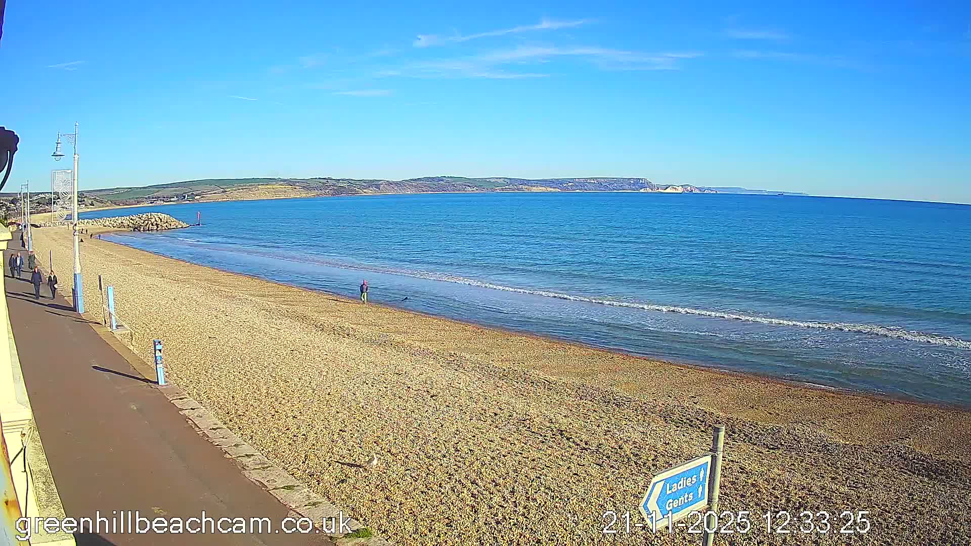 Greenhill - Weymouth Beach Live Cam - Weymouth, Dorset, South West, England, United Kingdom