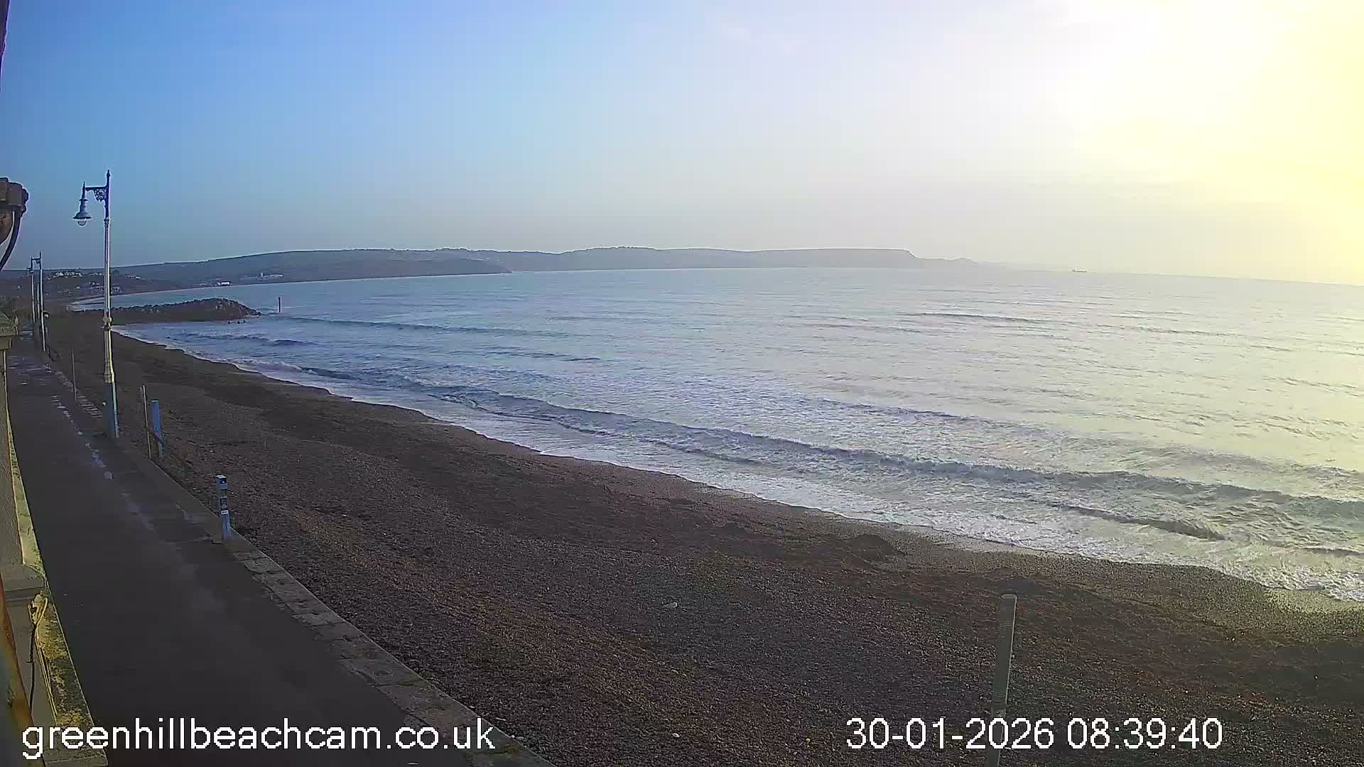 Greenhill - Weymouth Beach Live Cam - Weymouth, Dorset, South West, England, United Kingdom