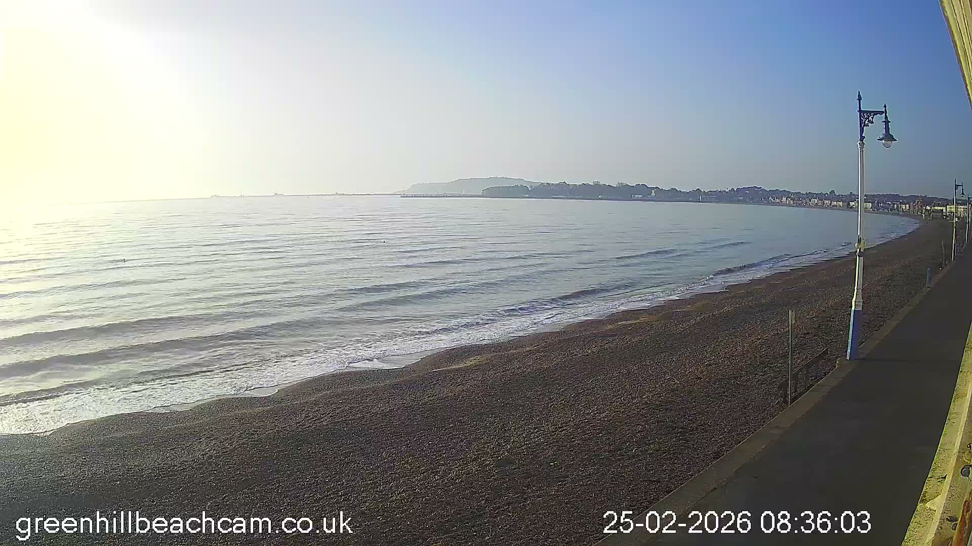 Greenhill - Weymouth Beach Live Cam - Weymouth, Dorset, South West, England, United Kingdom