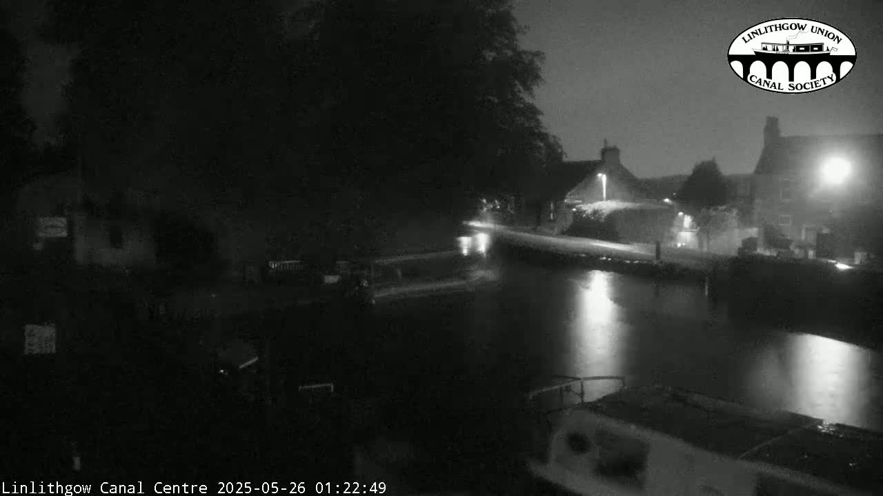 Linlithgow Union Canal Centre Live Cam - Linlithgow, West Lothian, Scotland, United Kingdom