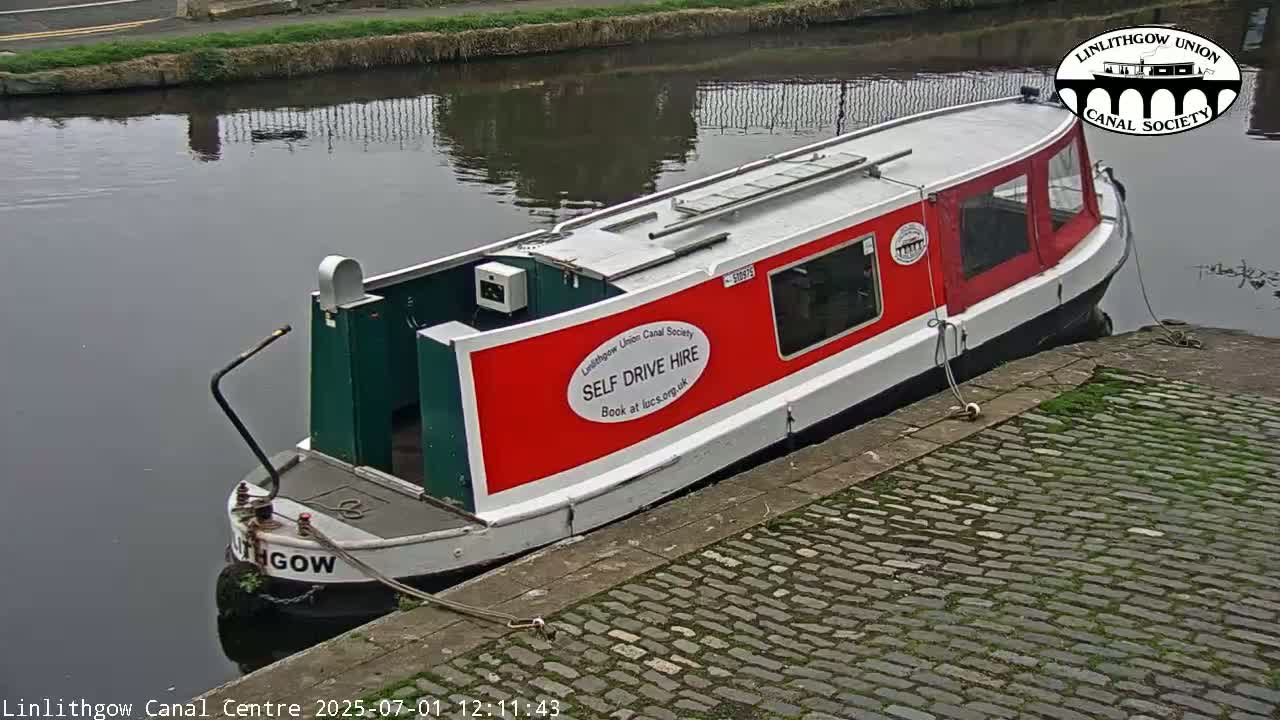 Linlithgow Union Canal Centre Live Cam - Linlithgow, West Lothian, Scotland, United Kingdom