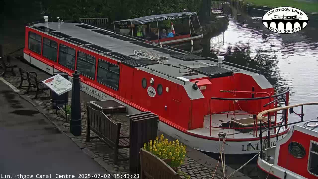 Linlithgow Union Canal Centre Live Cam - Linlithgow, West Lothian, Scotland, United Kingdom