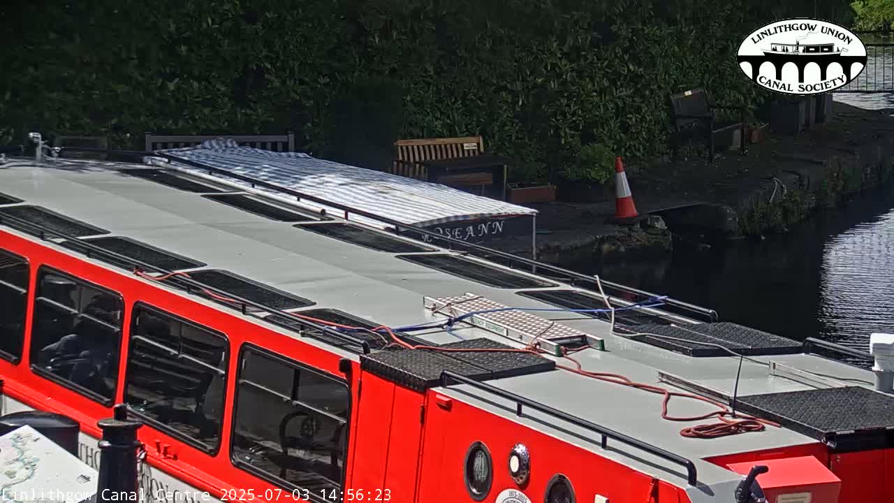 Linlithgow Union Canal Centre Live Cam - Linlithgow, West Lothian, Scotland, United Kingdom