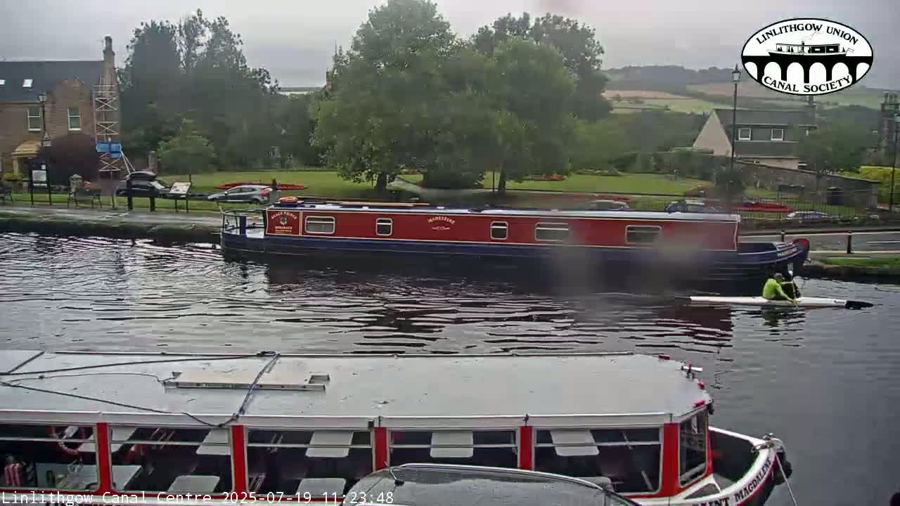 Linlithgow Union Canal Centre Live Cam - Linlithgow, West Lothian, Scotland, United Kingdom