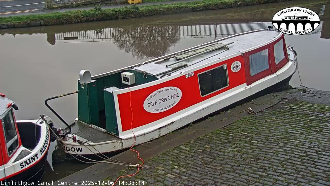 Linlithgow Union Canal Centre Live Cam - Linlithgow, West Lothian, Scotland, United Kingdom