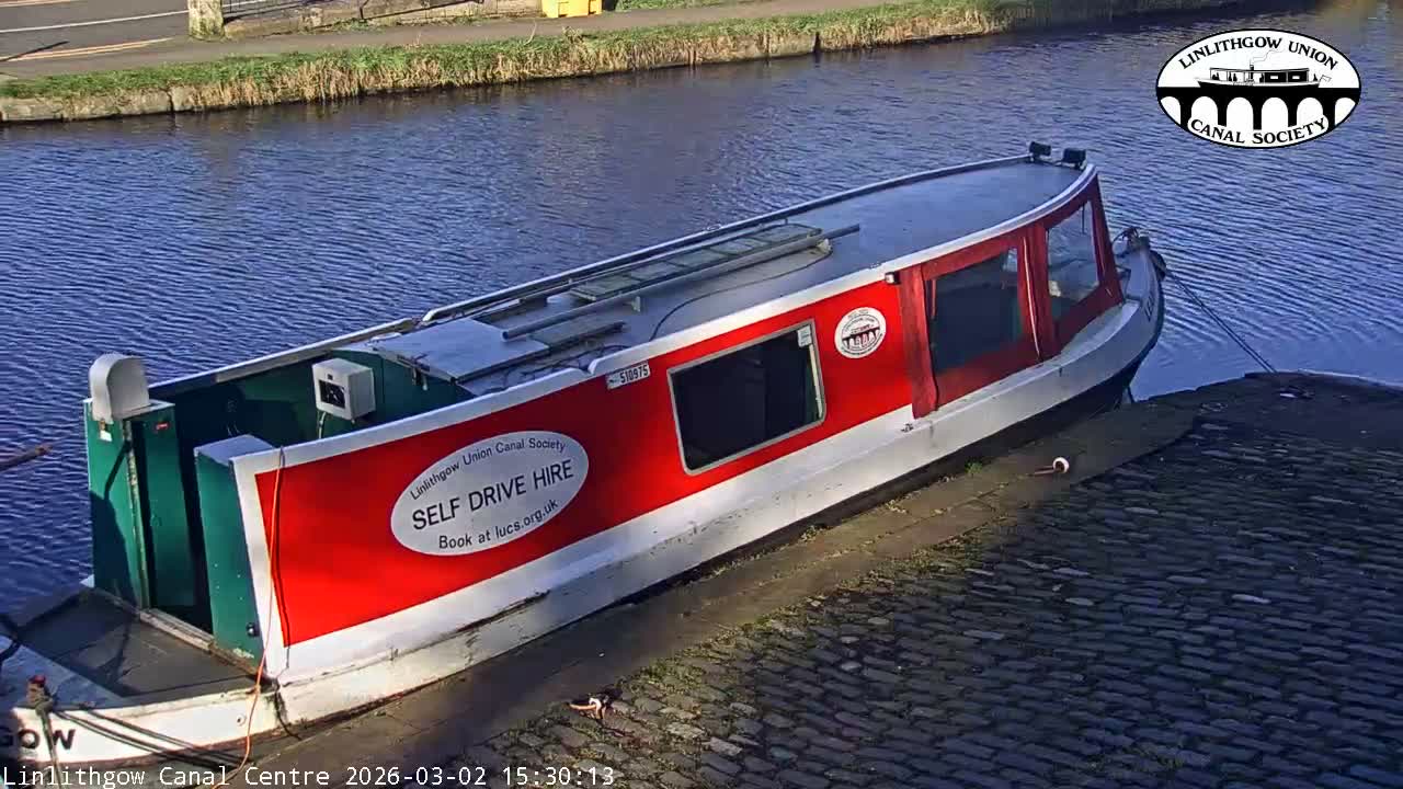 Linlithgow Union Canal Centre Live Cam - Linlithgow, West Lothian, Scotland, United Kingdom