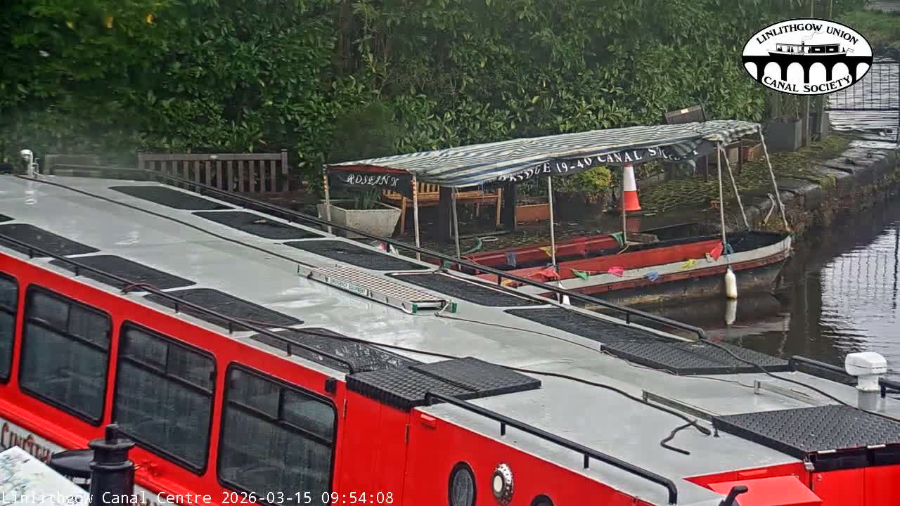 Linlithgow Union Canal Centre Live Cam - Linlithgow, West Lothian, Scotland, United Kingdom